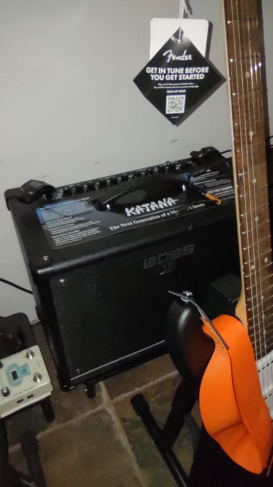 BOSS Katana-50 Gen 3 Guitar Amplifier | Compact 50-Watt Combo Amp | Custom 12-Inch Speaker | Evolved Tube Logic Sound | 12 Amp Characters | Onboard BOSS Effects customer photo 1