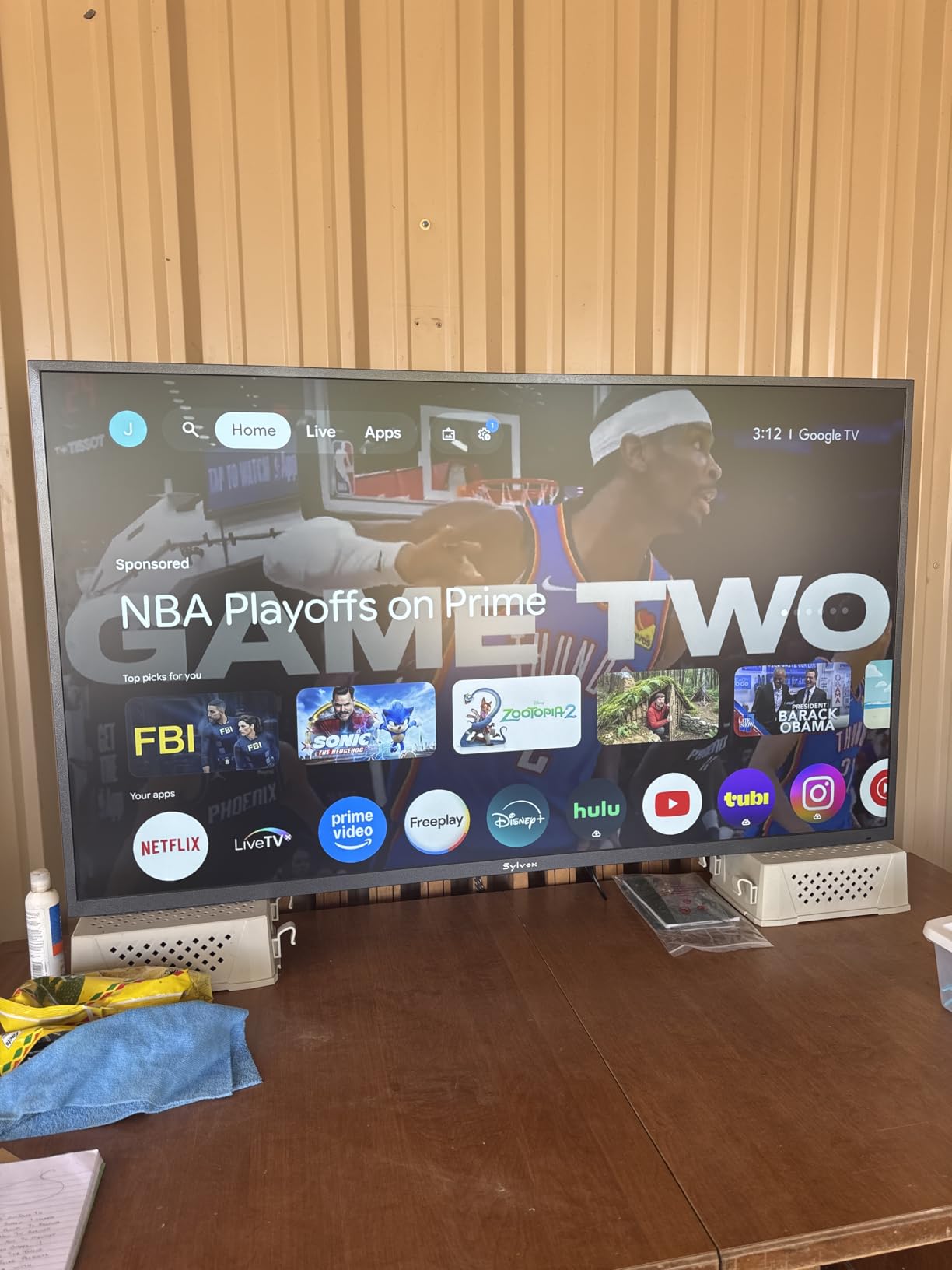 SYLVOX Outdoor TV, 65 inch Waterproof Smart Outdoor TVs, 4K, HDR 10, Weatherproof,1000nits, Voice Assistant Remote, for Partial Sun Area(Deck Pro 3.0, Latest Model) customer photo 2