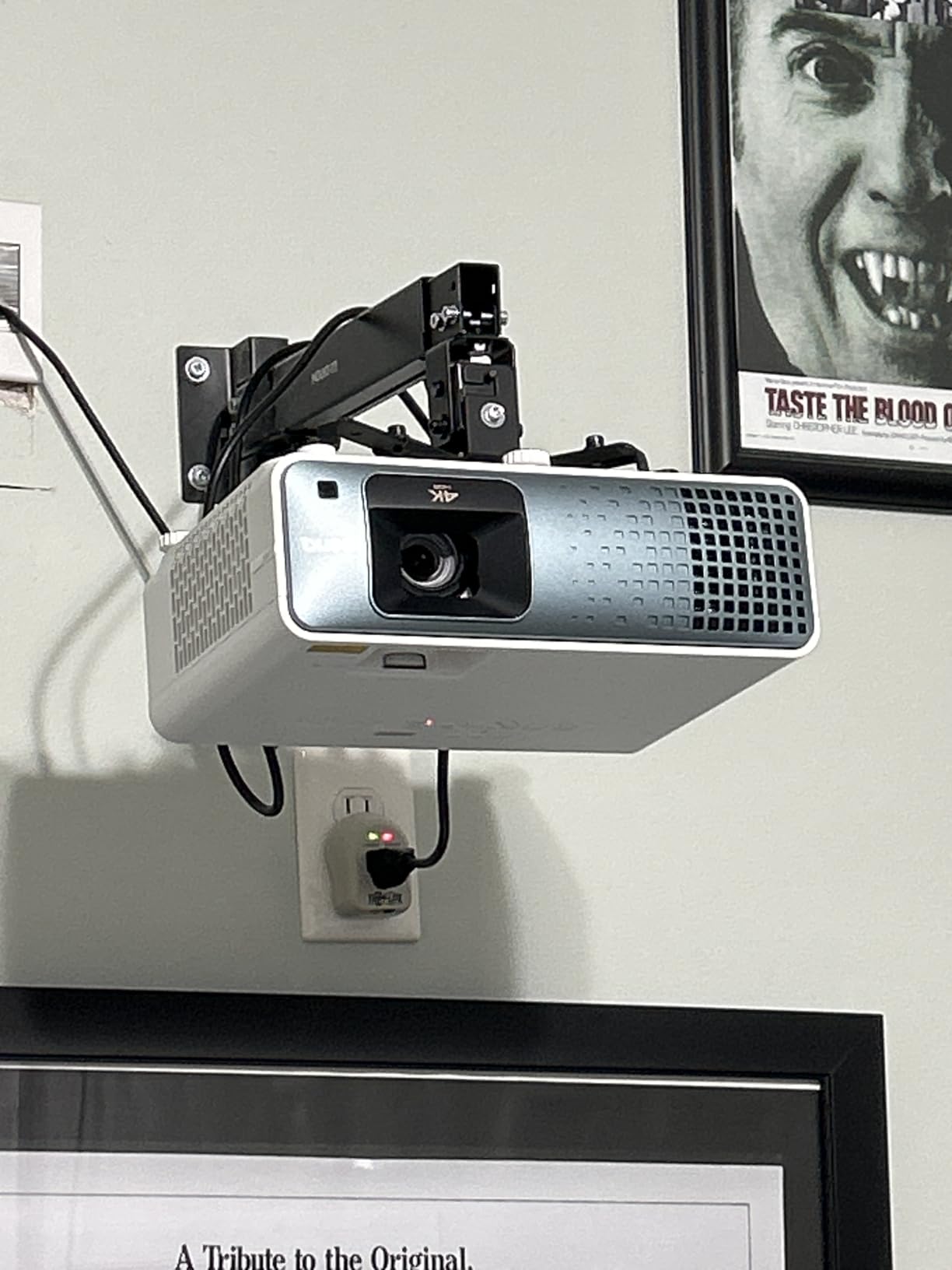 BenQ TK710 4K Laser 3200 Lumens Movie and Gaming Projector with 4ms Response Time | 240Hz Refresh Rate | HDR10 & HLG | ARC/eARC Support | Vertical Lens Shift | 3D Keystone | 1.3x Zoom | HDR Game Modes customer photo 2