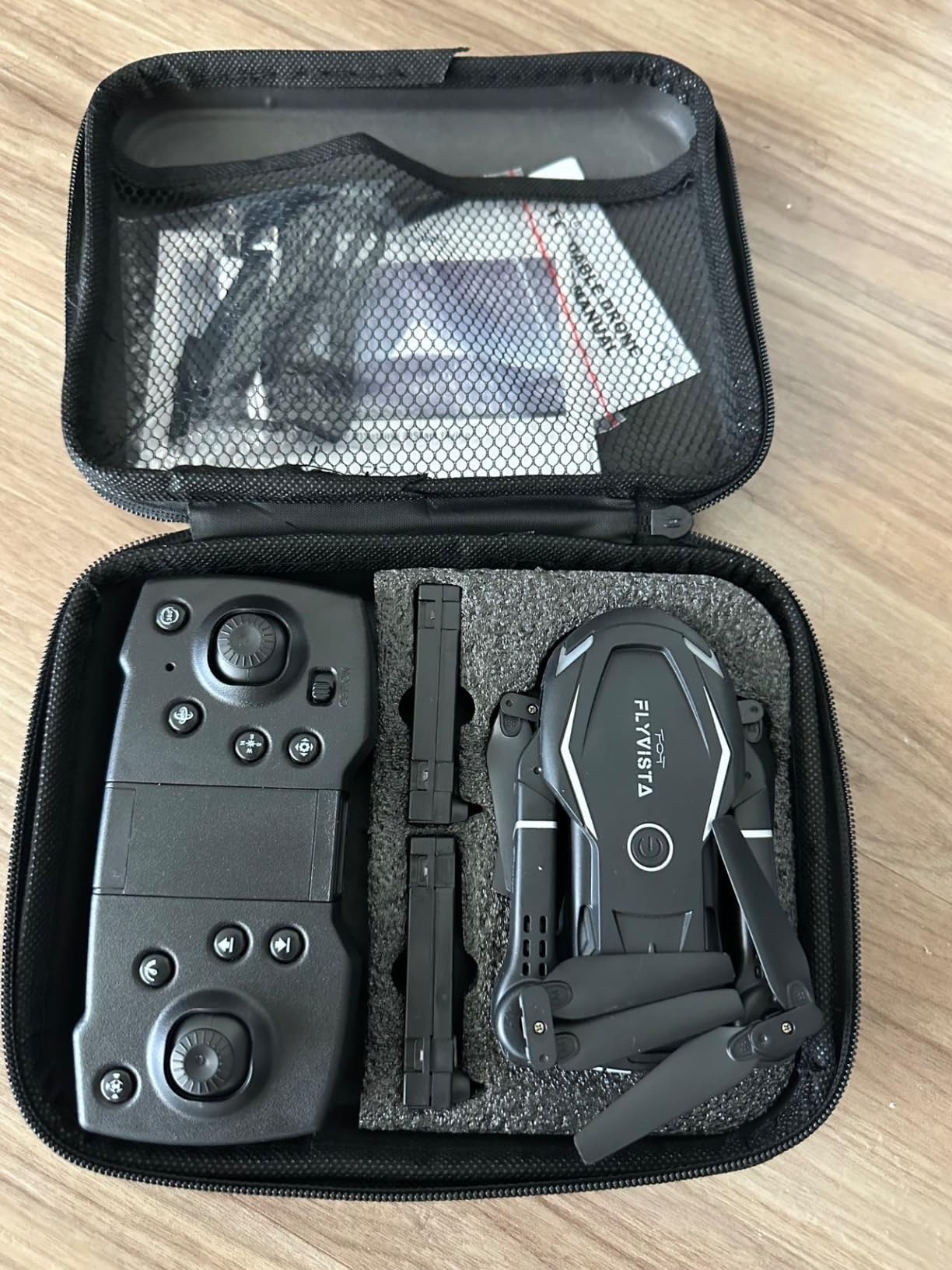 FLYVISTA Cool Mini Drone with Camera for Kids Adults Beginners, 1080P FPV Camera Remote Control Drone for Kids with 2 Batteries, One-Click Take Off/Landing, Altitude Hold, Headless Mode, 360° Flips, 3-Gear Speeds, Emergency Stop, Toys Gifts for Adults Beginner and Kids customer photo 1