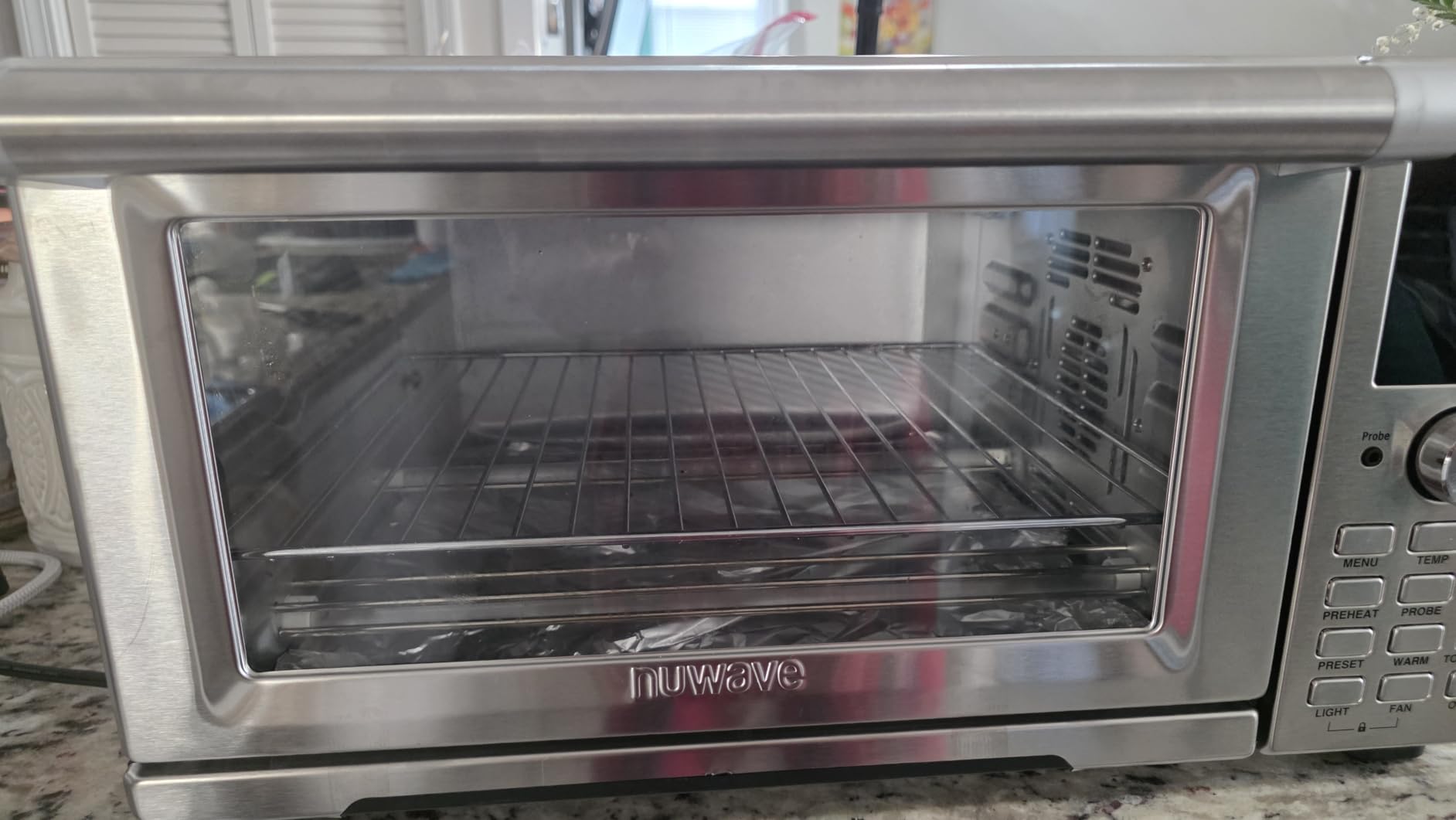 Nuwave Bravo XL Pro Air Fryer Toaster Oven w/Grill Combo, 2026 New System, Ultra-Fast Convection, 142 Presets, 50-500F, 30QT, Stainless Steel customer photo 1