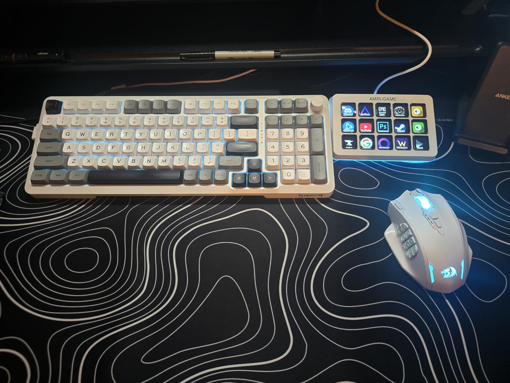FIFINE AmpliGame Stream Controller with 15 Macro Keys, Streaming Keyboard with Trigger Actions in OBS/Twitch/YouTube/Streamlabs (D6) customer photo 2