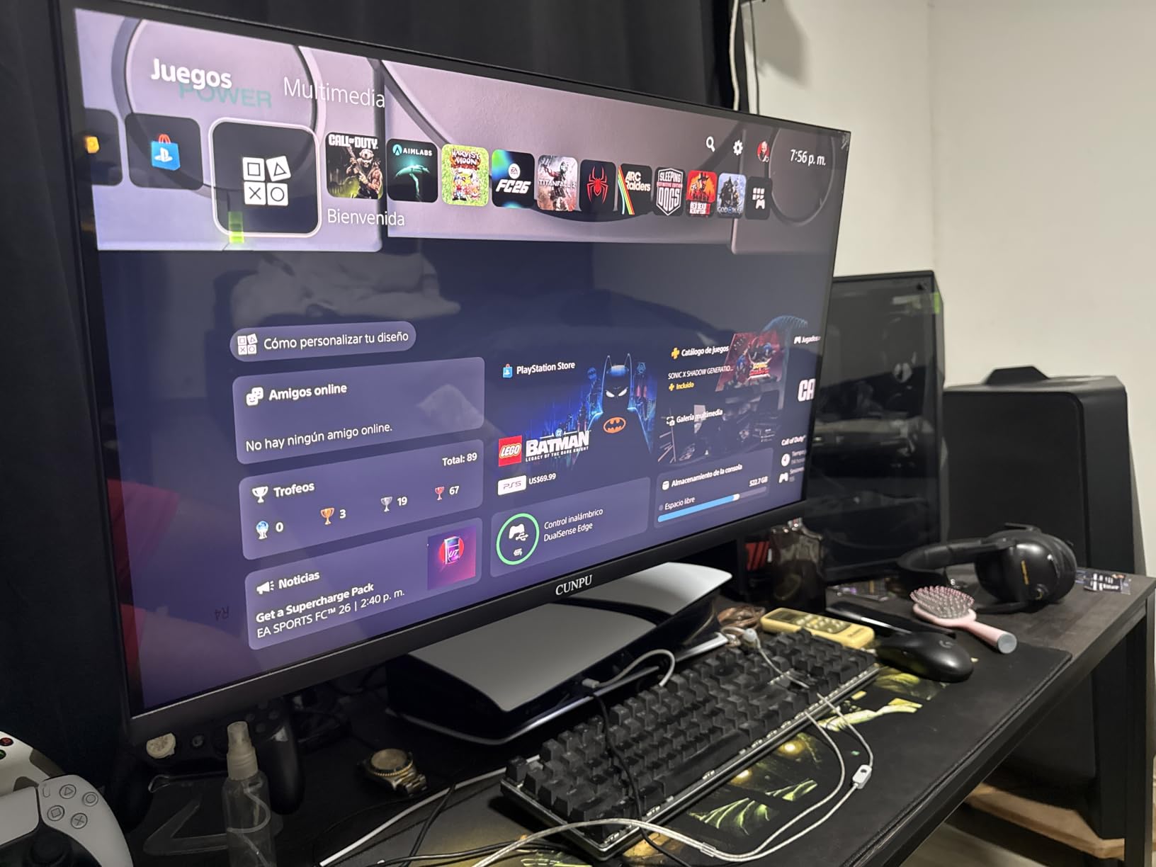 CUNPU 27 inch 4K 160Hz Ultimate Gaming Monitor, UHD Fast IPS 1ms, G-Sync Compatible and FreeSync, 99% DCI-P3, HDR400, HDMI 2.1 for PS5/Xbox 4K 120Hz, Full Ergonomic Stand customer photo 1