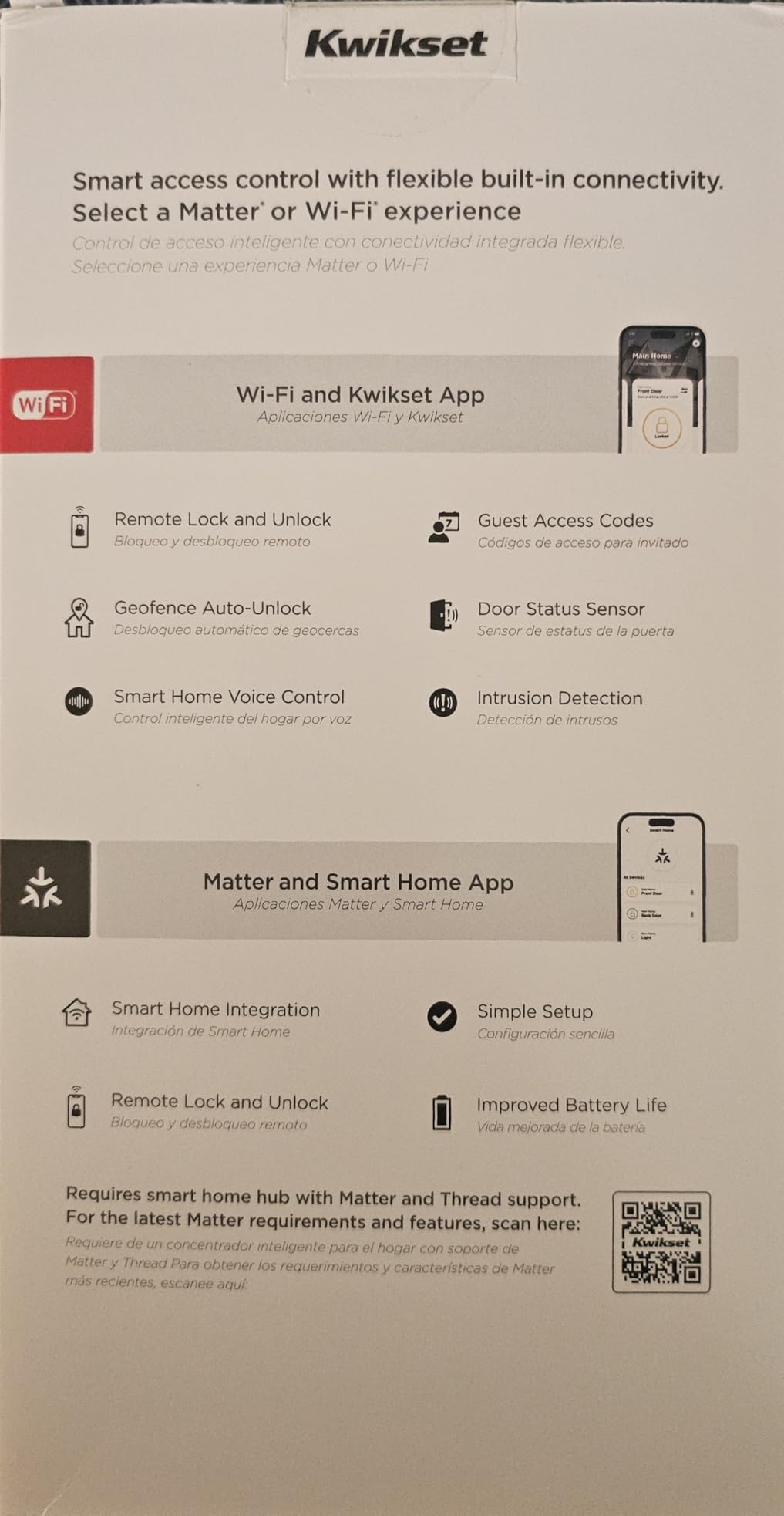 Kwikset Halo Select Smart Lock Keyless Entry Door Lock Wi-Fi and Matter Enabled Deadbolt No Hub Needed, Geofence Auto-Unlock, Grade AAA Certified customer photo 2