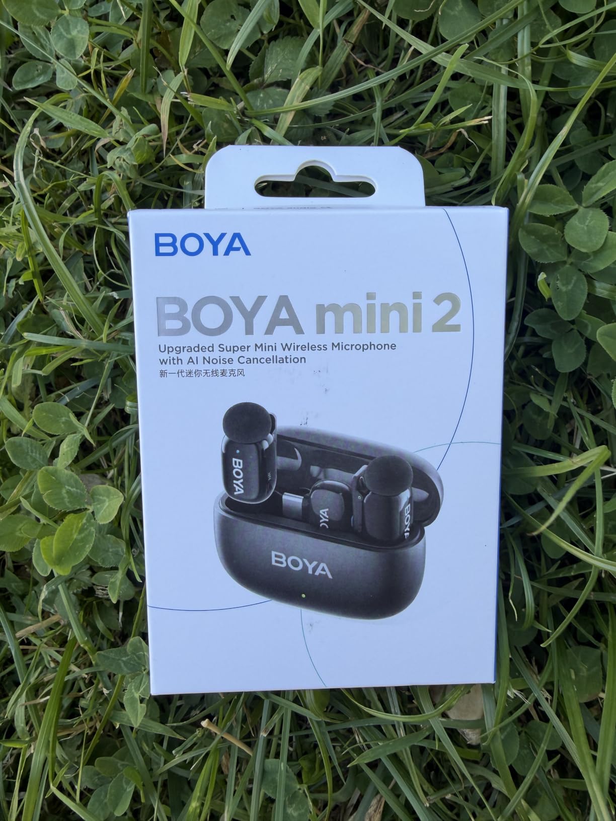 BOYA mini 2 Wireless Lavalier Microphone for iPhone 15/16/17 & Android | AI Noise Cancellation, App Control, 30H Battery Life with Charging Case for Vlogging Interviews and Content Creation customer photo 1