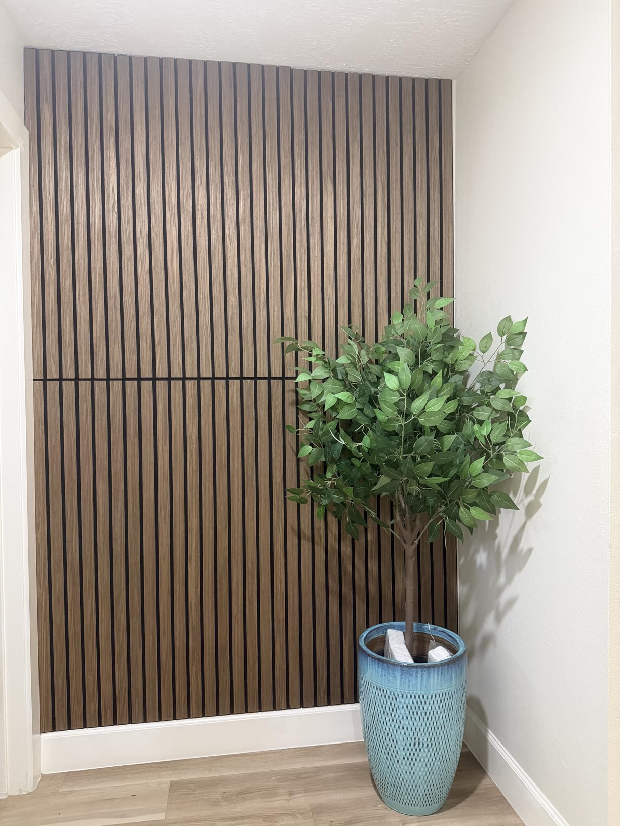 UMIACOUSTICS 6 Packs Acoustic Panel, 47.2 x 23.6 Inches Decorative Sound Proof Panel for Office, Home Theater, Studio, White customer photo 2