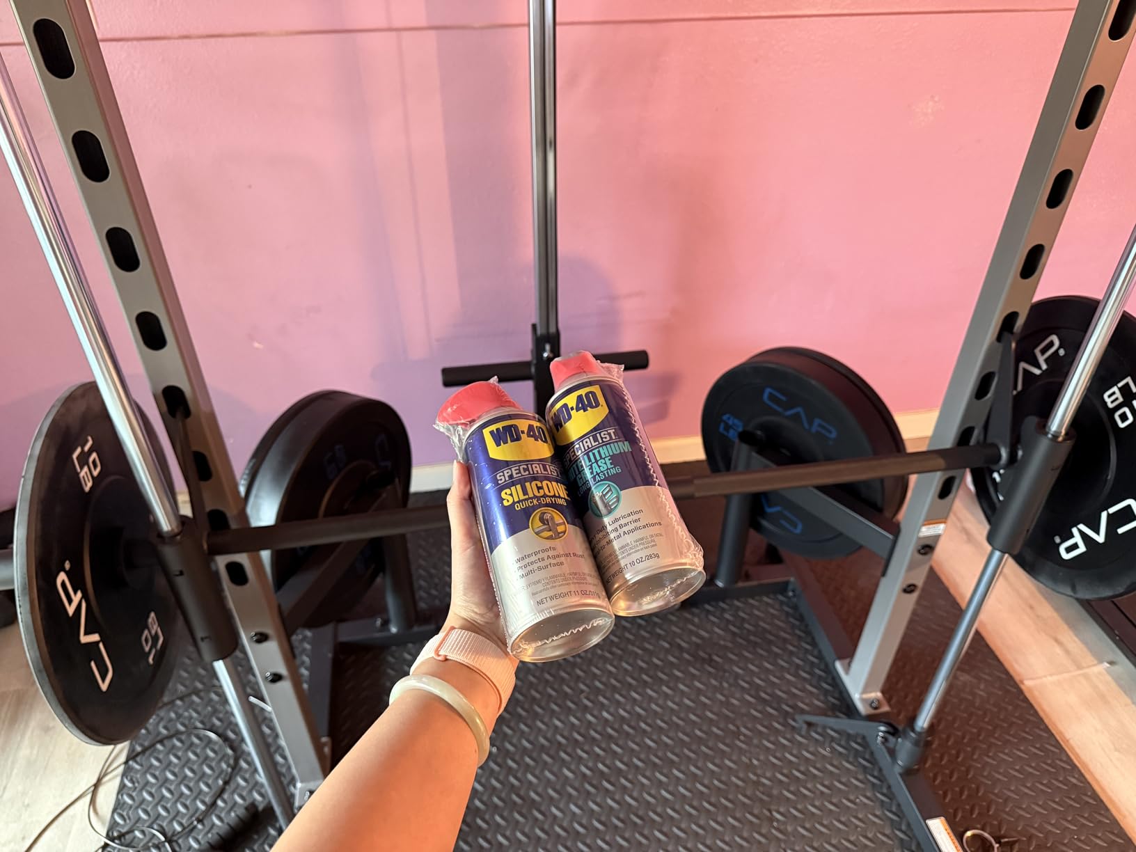 OPPSDECOR All-in-One Adjustable Smith Machine with LAT-Pull Down System customer photo 2