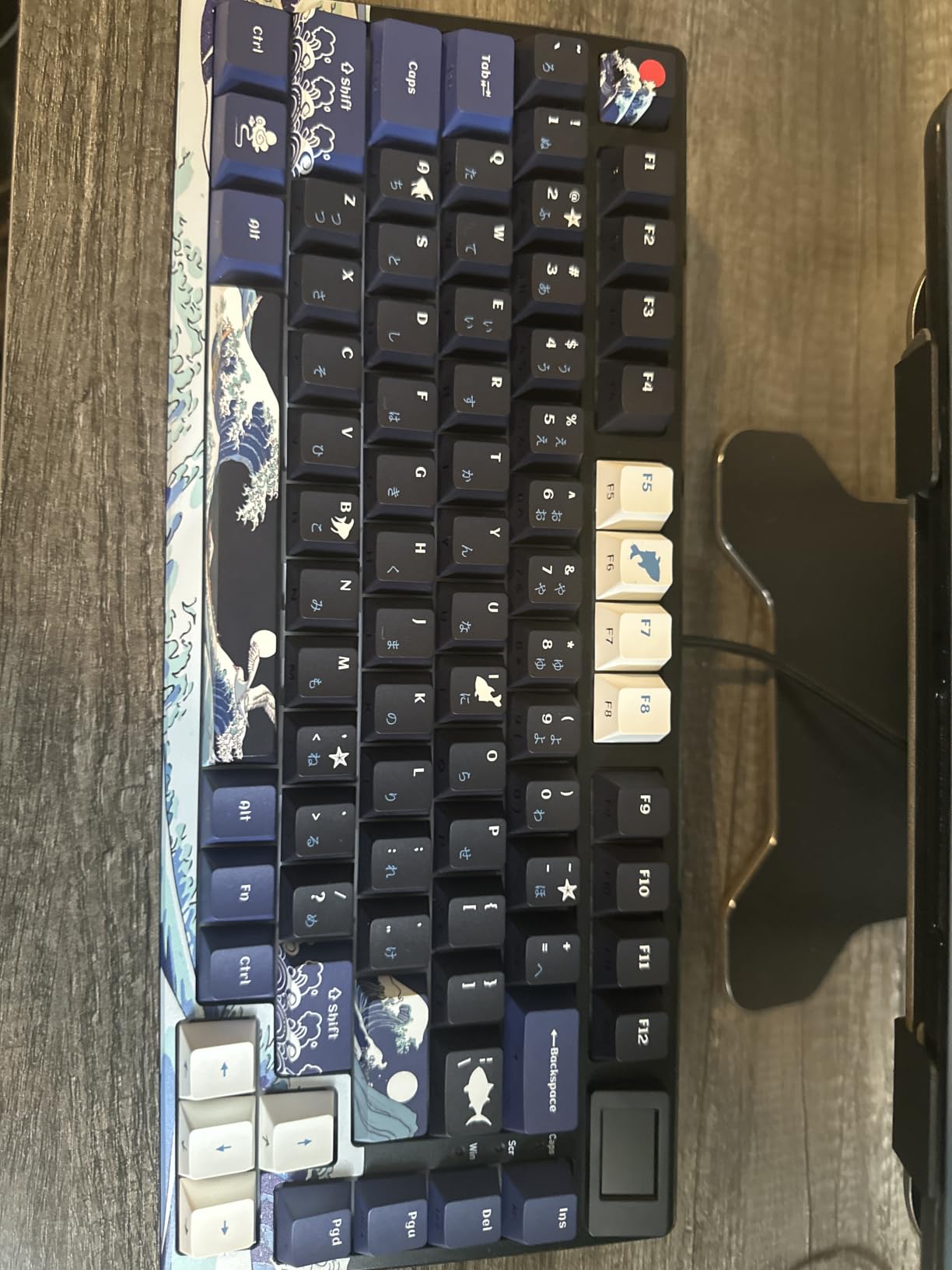 SK80 75% Percent Keyboard Gaming with Color Multimedia Display | Mechanical Keyboard Topographic, Hot Swappable Gasket Mount RGB Creamy Key board Pre-lubed POM Switch for Mac/Win, White customer photo 2