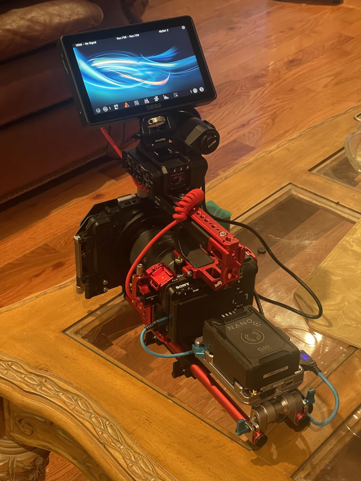 Osee G7 Pro 7’’ 3000Nits Camera Monitor, Touchscreen Camera Control HDR Field Monitor with 3G-SDI & 4K HDMI in/Out, Touch Focus Tracking for FX3/ A7 IV/EOS R5 II/EOS R8/ Z9/ Z6 III/ZV-E10M2 customer photo 1