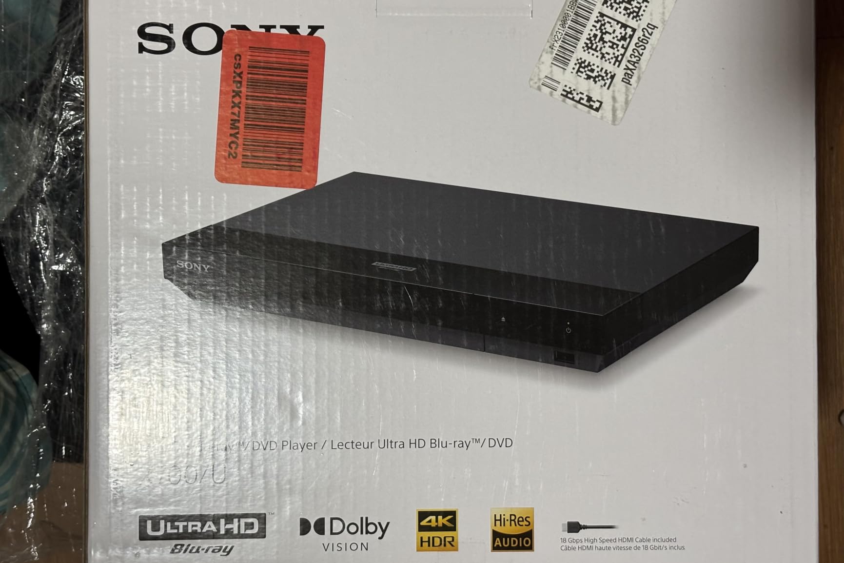 Sony UBP-X700U 4K Ultra HD Home Theater Blu-ray DVD Player with HDMI Cable | Dolby Digital TrueHD/DTS, 4K upscaling, HDR10, Hi Res Audio, Dolby Vision, 2 HDMI Outs, USB customer photo 1