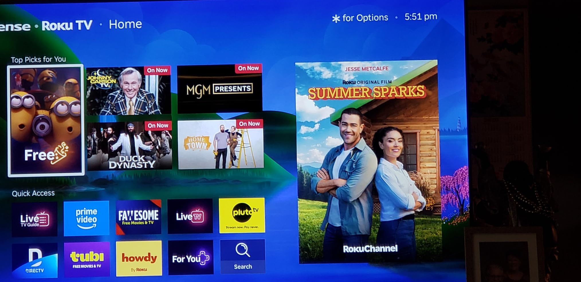 Roku 65-Inch Smart TV - Plus Series, 4K QLED Mini-LED TV with Dolby Vision, Enhanced Voice Remote customer photo 1