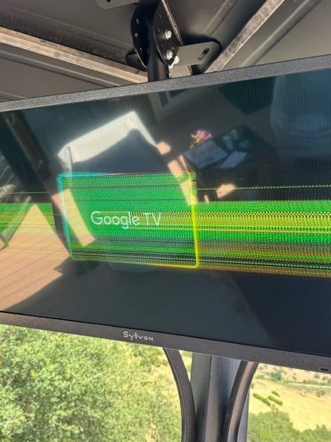 SYLVOX 32 inch Outdoor TV, Full Sun Outdoor Television 1500 Nit High Brightness, 1080P FHD Sunlight Readable Display, IP55 Weatherproof TV, Smart TVs for Outdoor Entertainment (Pool SE/2025) customer photo 2