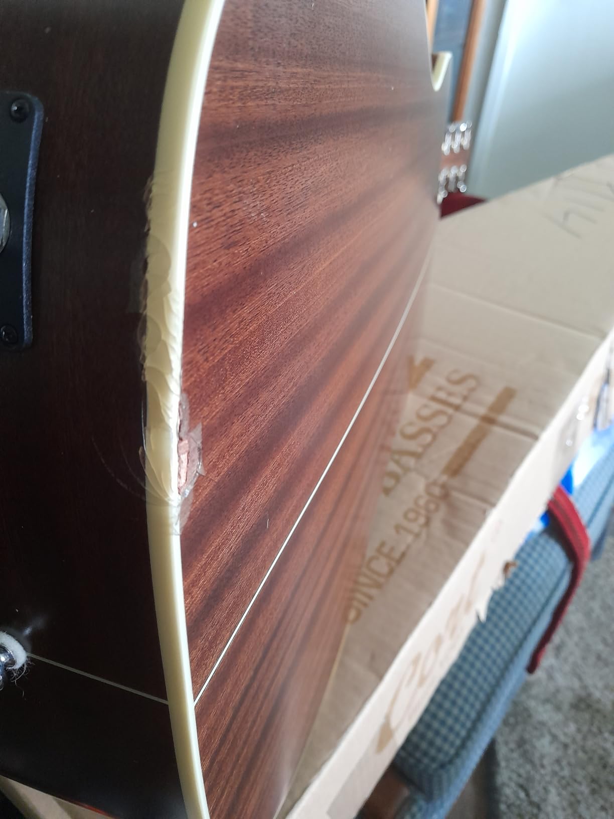 Cort Essence Series ES-GA4 Grand Auditorium Cutaway Acoustic Electric Guitar, Natural Semi Gloss (GA4NSG) customer photo 1