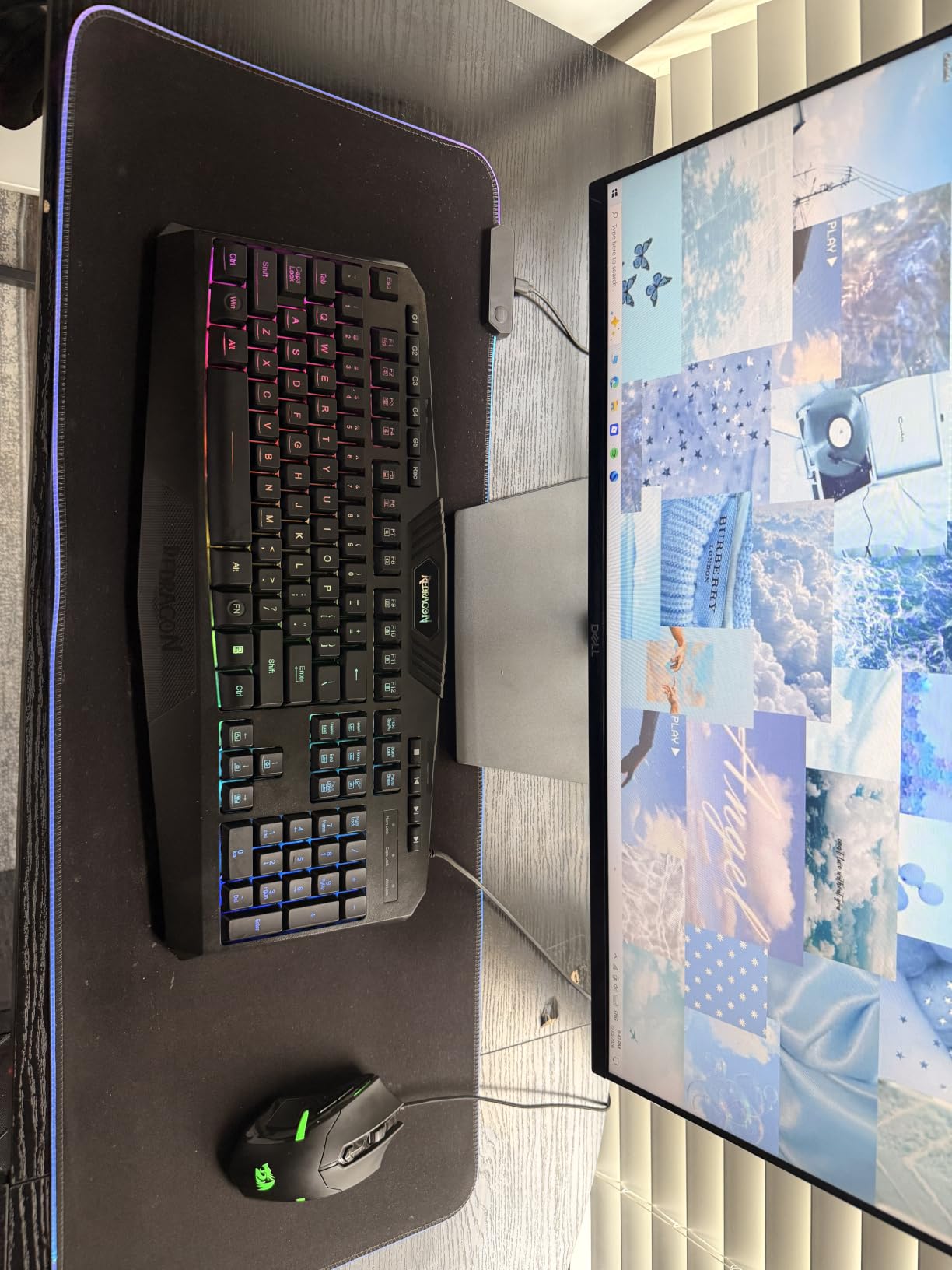 Redragon S101M-KS Gaming Keyboard and Mouse Wireless with Tri-Mode, RGB Keyboard and 4800 DPI Gaming Mouse, 10 Independent Multimedia Keys for Wins, PC, Computer, Wireless S101 Ideal for Gamer customer photo 1
