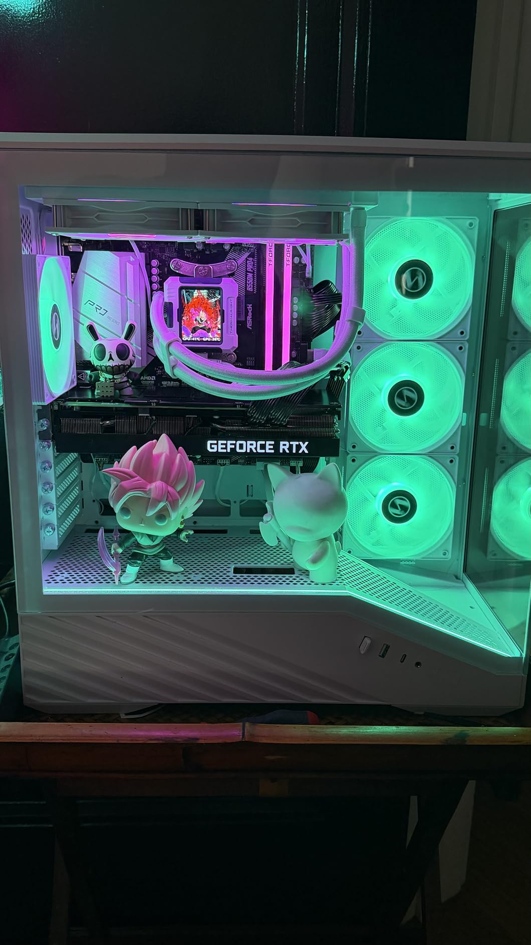 Lian Li Vector V100 ATX Mid-Tower PC Case with 4 ARGB PWM Fans, Black | Side I/O USB-C | Dust Filter | Support 420mm GPUs & 360mm Radiator | Included GPU Bracket (V100RX) customer photo 2