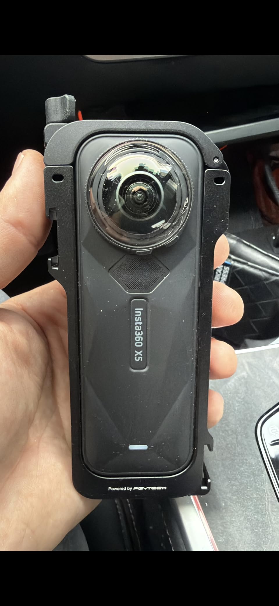 Insta360 X5 - Waterproof 8K 360° Action Camera, Leading Low Light, Invisible Selfie Stick Effect, Rugged and Replaceable Lens, 3-Hour Battery, Built-in Wind Guard, Stabilization, Triple AI Chip Design customer photo 1
