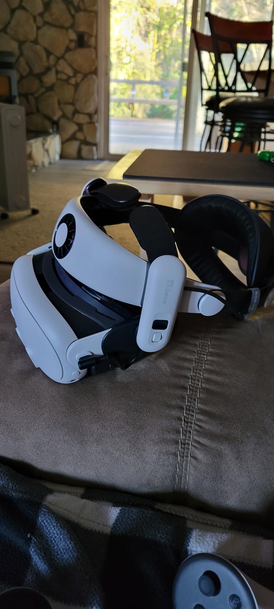 BOBOVR F3 Facial Interface,Compatible with Quest 3, Cooling Facial Cover with 3-Channel Ventilation, Adjustable FOV, Glasses-Friendly Design & Soft Lycra Nose Guard customer photo 2