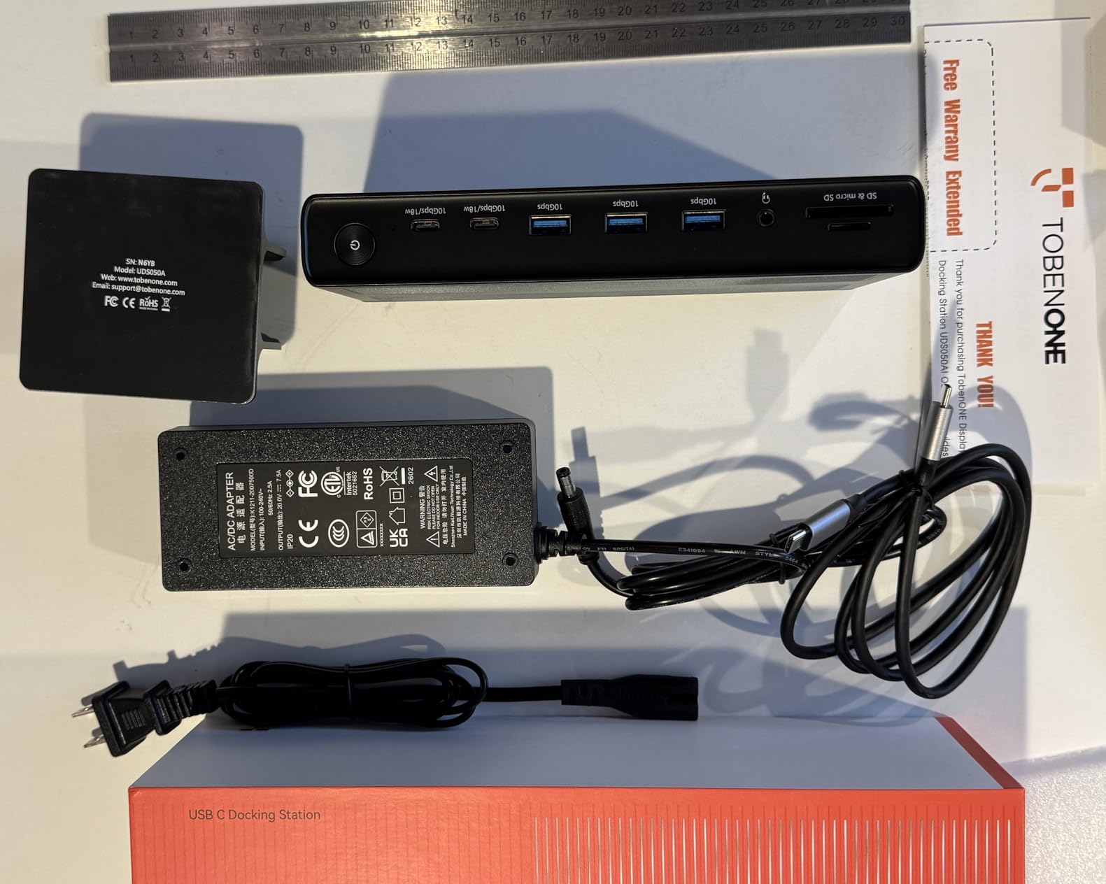 TobenONE DisplayLink Docking Station 4 Monitor 20-in-1 Quad 4K@60Hz Display, 4HDMI+4DP, 150W Power Supply, Thunderbolt 5/4/3 & USB-C Compatible, Windows, Chrome, MacBook, 6 USB, Ethernet, SD/Micro SD customer photo 2
