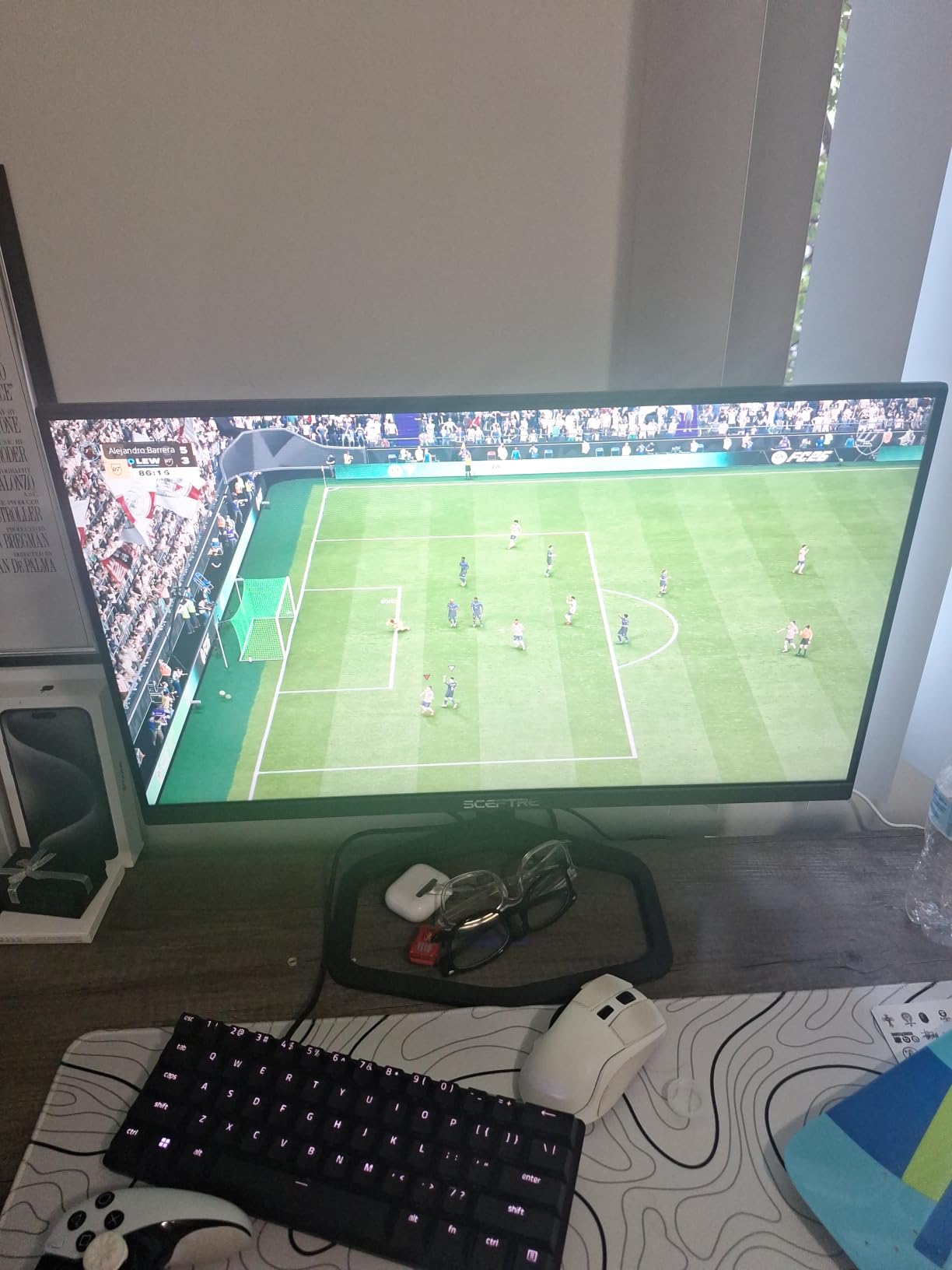 New! Sceptre 24.5-inch Gaming Monitor 240Hz 1ms DisplayPort x2 HDMI x2 100% sRGB AMD FreeSync Premium Build-in Speakers, Machine Black 2026 (E255B-FWD240 Series) customer photo 2