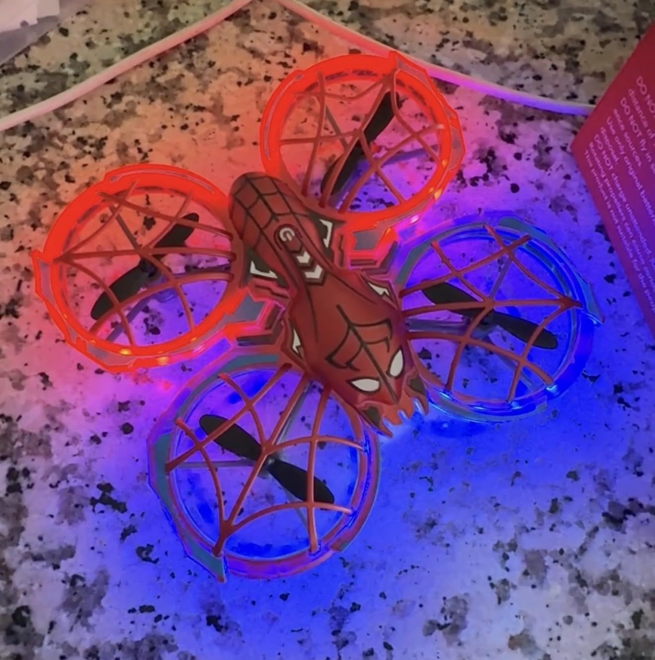 Mini Drone for Kids Full Propeller Guards Altitude Hold Headless Mode | 2 Batteries, 360° Flips, 3 Speeds, 3 Lighting Effects Indoor Drone Birthday Gift Toys for Beginners Boys Girls 6-8 8-12 customer photo 1