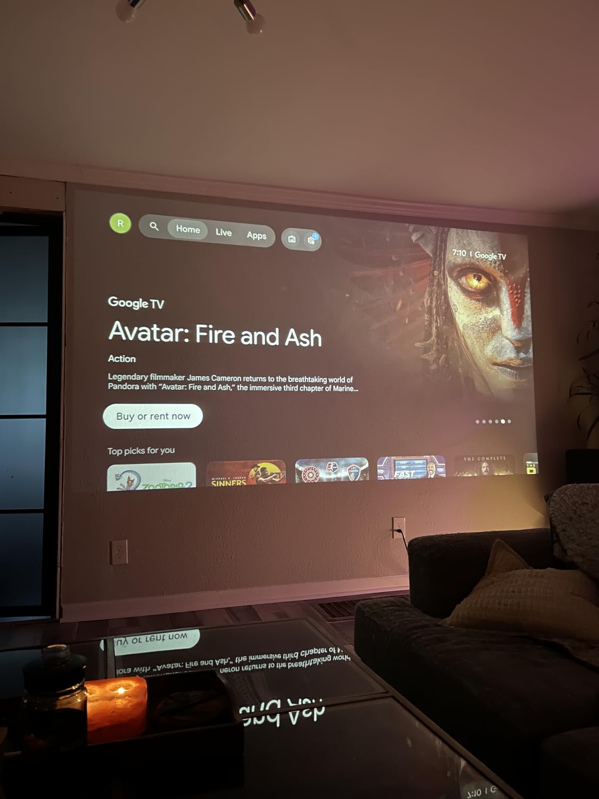 VOPLLS 4K Smart Projector with WiFi and Bluetooth, Outdoor Projectors with Dolby/Auto Focus, Portable Movie Wireless Gaming Wifi Proyector for Bedroom/Home/Ceiling customer photo 2