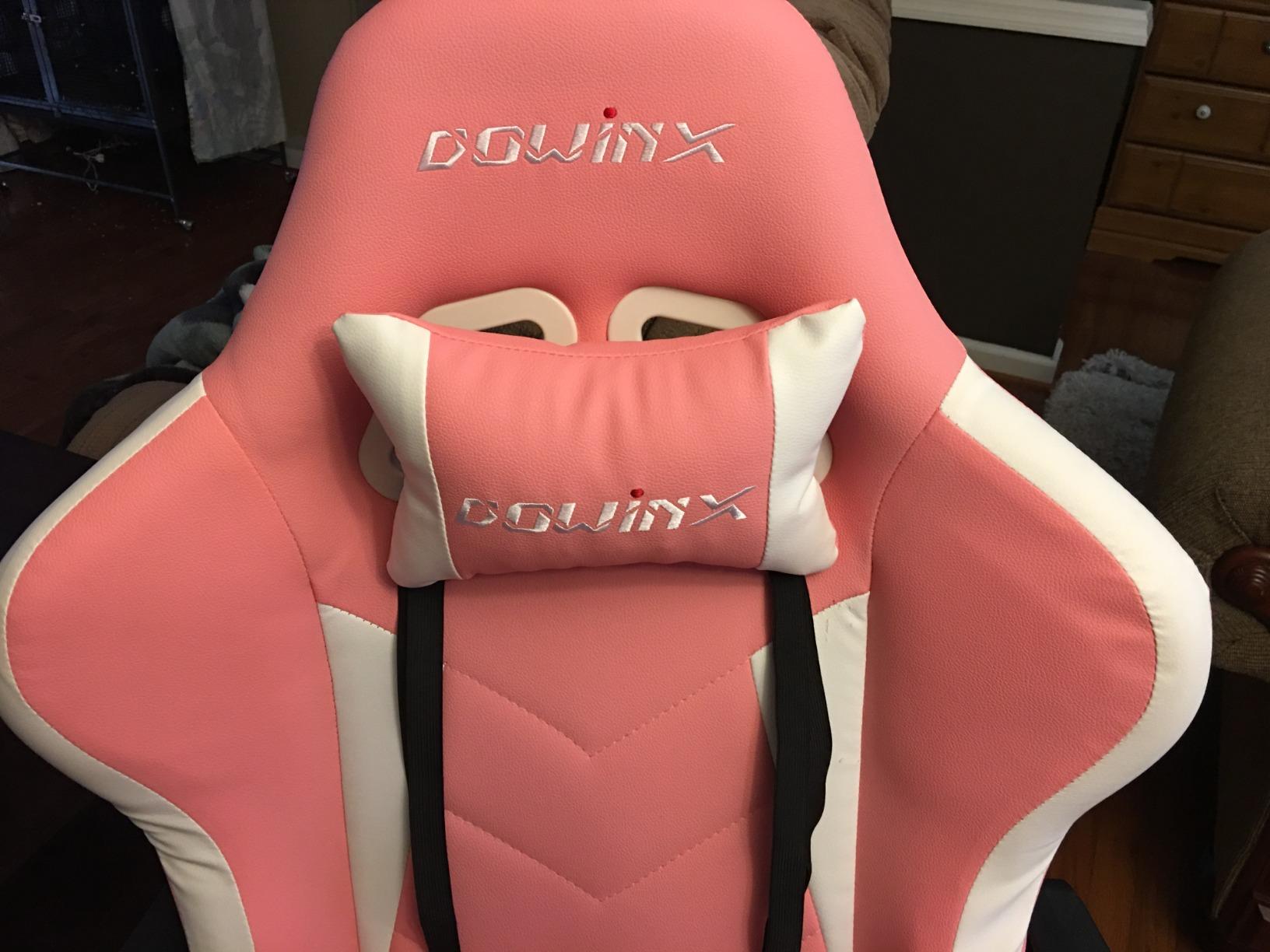 Dowinx Big and Tall Gaming Chair with Suede Fabric Breathable, Game Chairs for Adults with Oversized Thick Seat for 440lbs, Ergonomic Gamer Chair for Streaming & Long Gaming Sessions, Deep Grey customer photo 2
