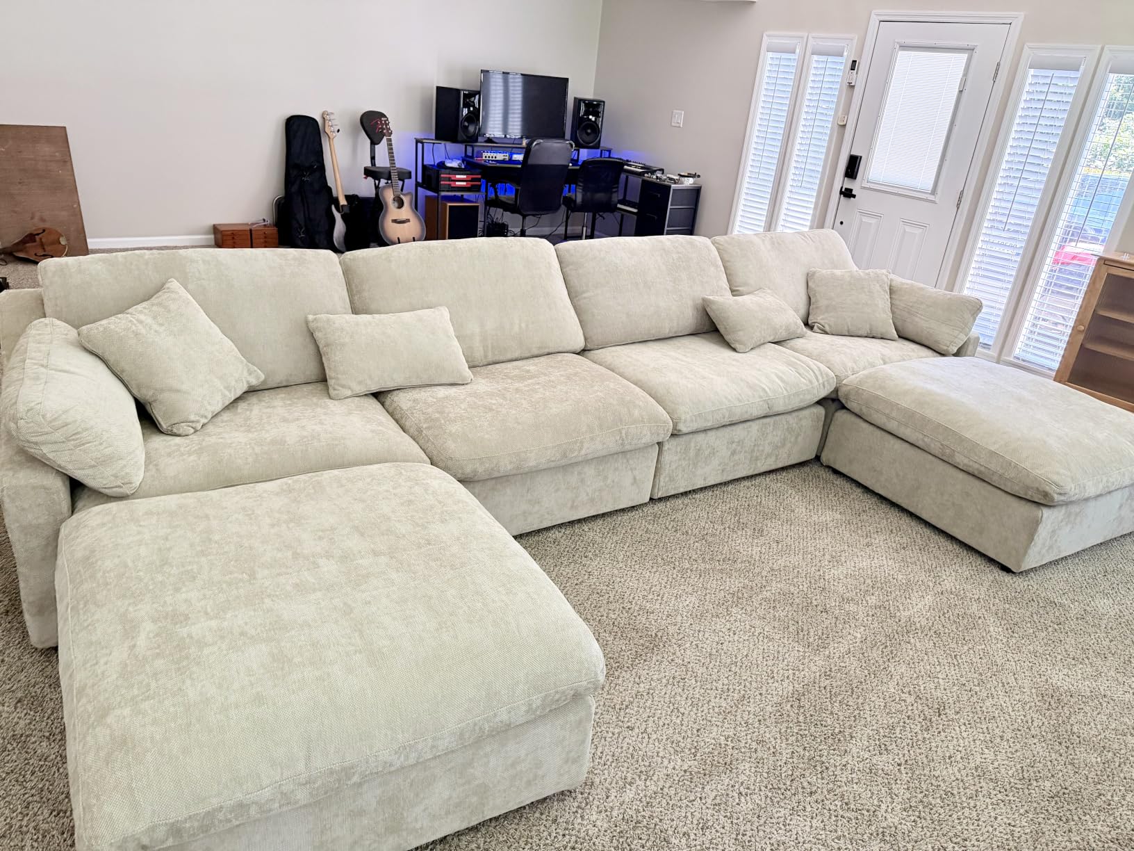 WJShome Cloud Couch for LivingRoom, 153