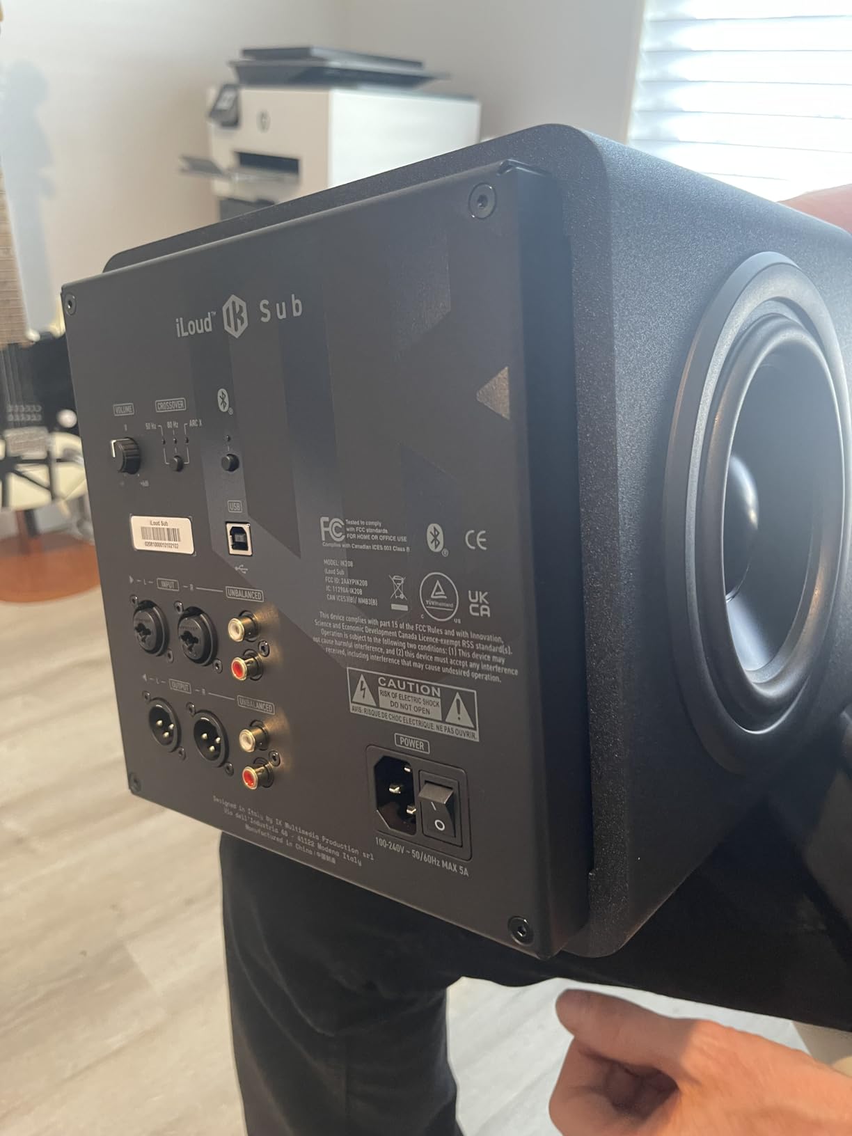 IK Multimedia iLoud Sub - Compact 25Hz Studio Subwoofer customer photo 2