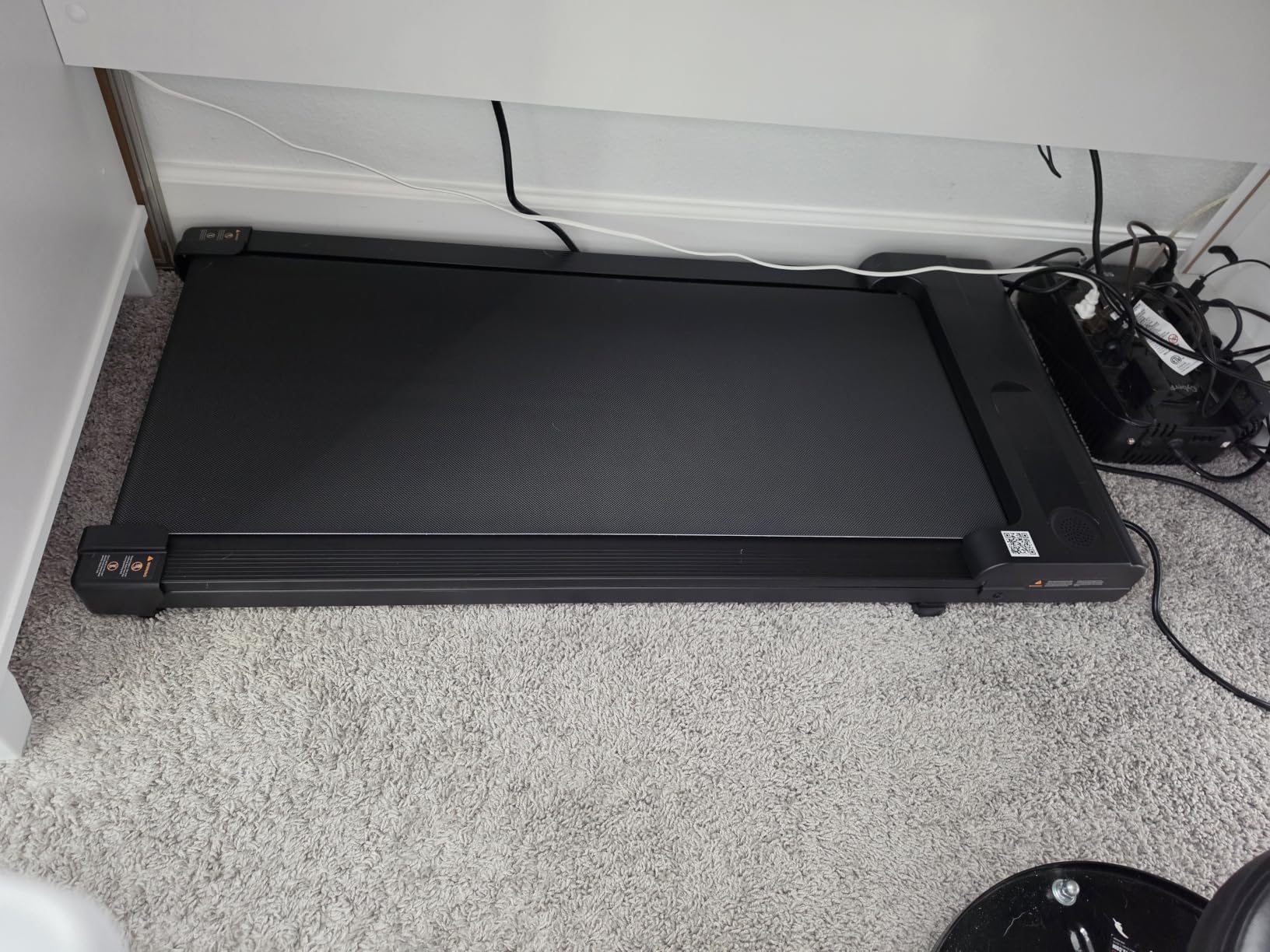 Walking Pad Treadmill for Home - Under Desk Treadmills Portable Mini Compact Walk Pads for Small Spaces Office Indoor Apartment Floor Flat Running Machine with Remote Quiet Lightweight customer photo 1