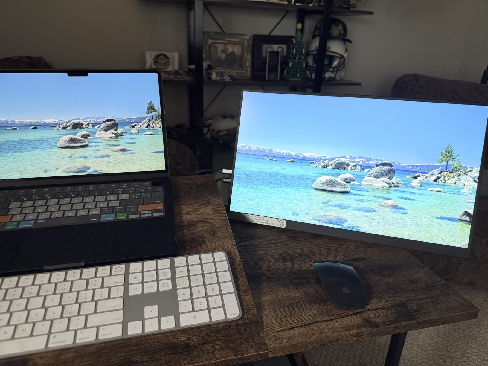 VisionOwl Portable Monitor 16 Inch 2.5K QHD 144Hz 16:10 Second Screen, USB-C HDMI HDR Travel Monitor for Laptop PC MacBook PS5 Xbox, VESA Mountable, with Speakers, Built-in Kickstand customer photo 1