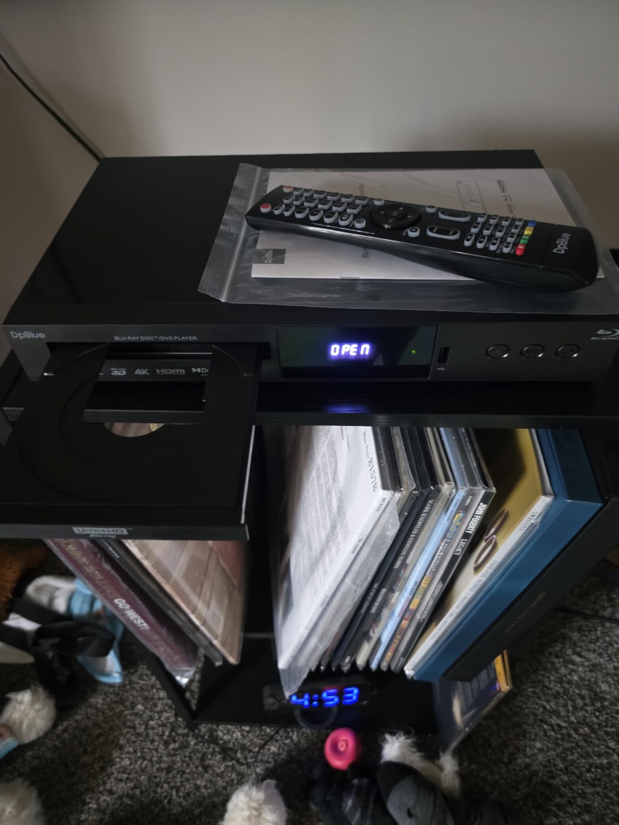 4K UHD Blu Ray DVD Player with Dolby Vision,HDR10,Twin HDMI Outputs for 3D | For Region A Blu-ray Discs,DVDs,HD Video and Dolby Audio/DTS Playback,3D 4K UHD Home Theater Blu ray Player for TV Projector customer photo 2