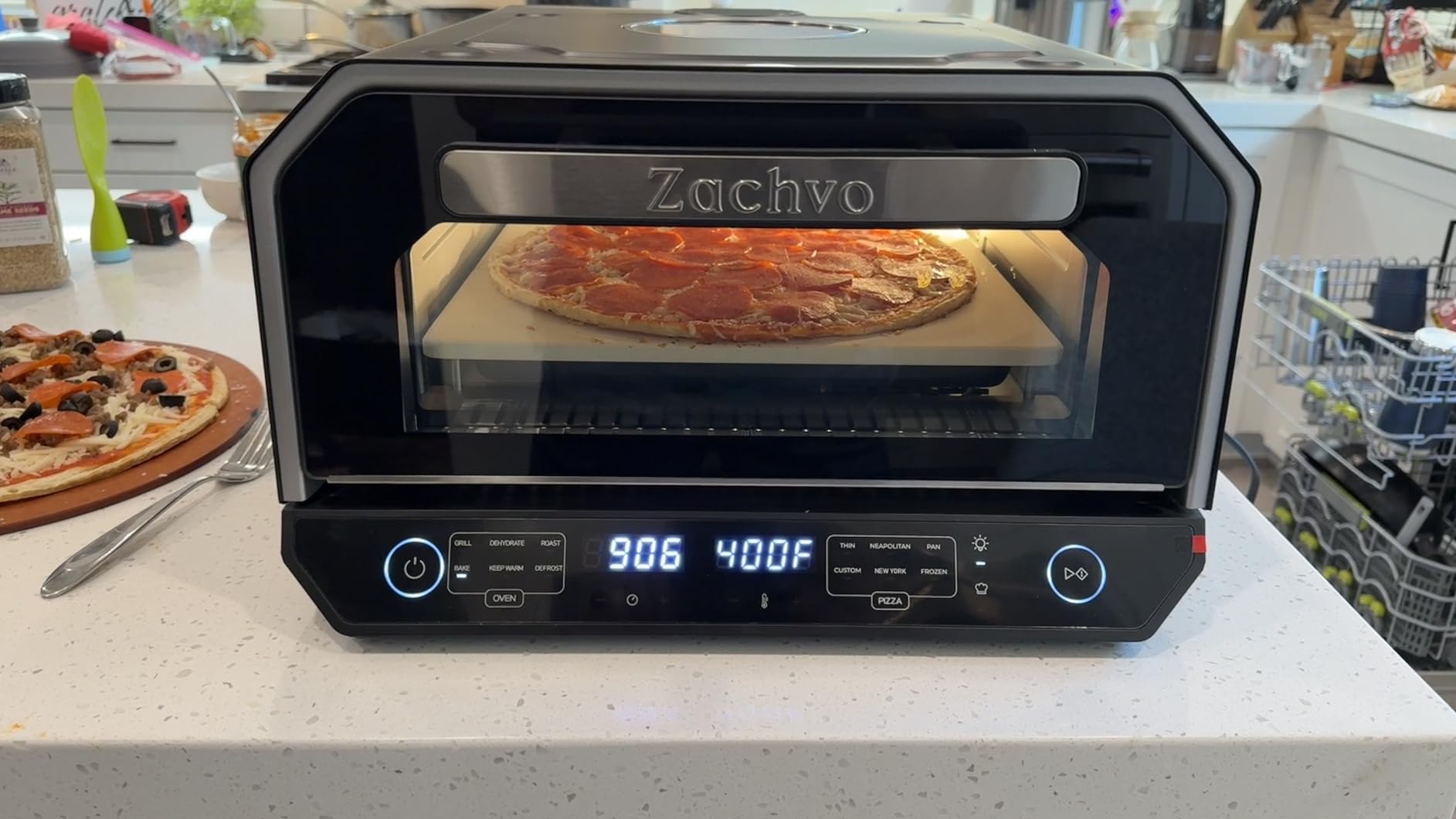 13-in-1 Countertop Pizza Oven, 90-Second 12 Inch Pizza, up to 850F, 6 Presets & 6 Bake Modes, PID Control, Expert Mode, Silver customer photo 1