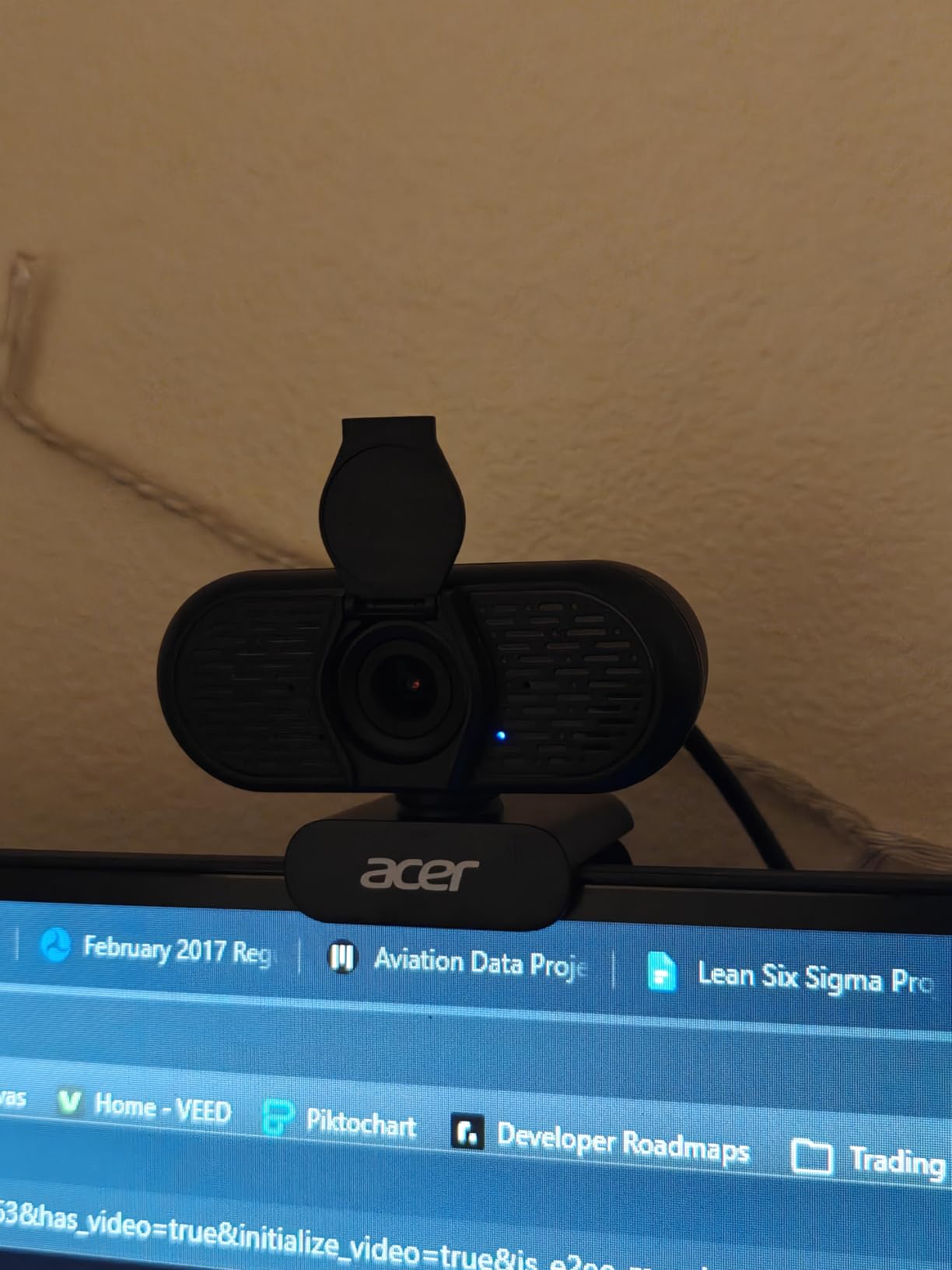 Acer A640 4K Webcam for PC with Sony Sensor PDAF Autofocus AI Noise Canceling Mic 2K 1080P/60fps USB A to C Adapter Computer Camera for Gaming Streaming Meetings Switch 2 Camera Teams Zoom Facetime customer photo 1