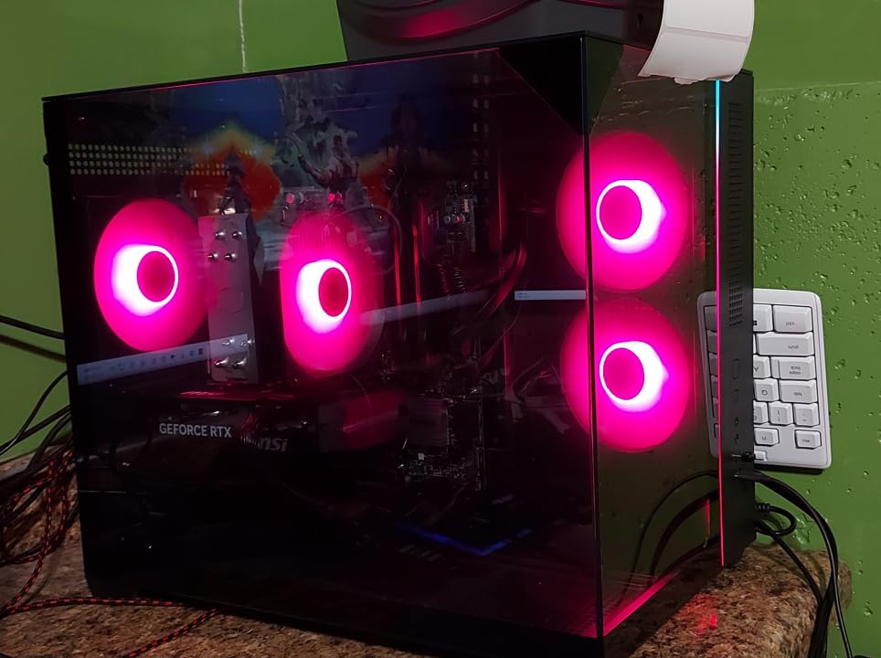 Skytech Gaming Storm Gaming PC, AMD Ryzen 5 8400F 4.2GHz, NVIDIA RTX 5060 Ti 8GB VRAM, 1TB NVMe SSD, 16GB DDR5 RAM 6000, 650W Gold PSU, WI-FI 5, Windows 11, Desktop customer photo 1