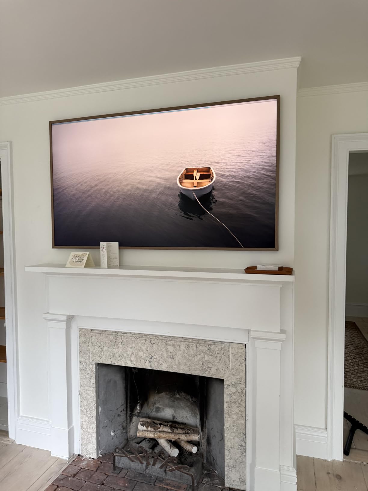 Samsung 98-Inch Class The Frame LS03HE Series Samsung Vision AI Smart TV (2026 Model, 98LS03HE) Glare Free with QLED, Supersize Picture Enhancer, Slim Fit Wall Mount Included, Alexa Built-in customer photo 1