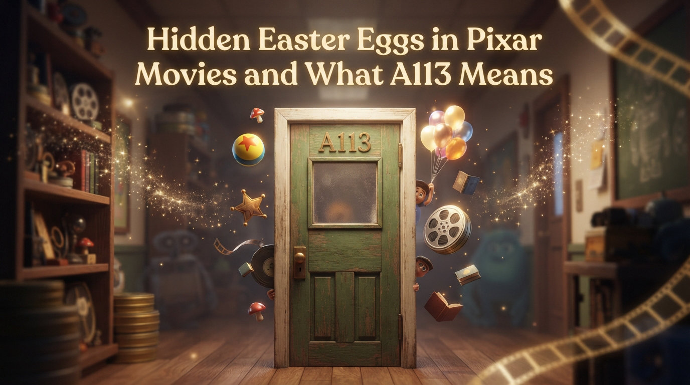 Hidden Easter Eggs in Pixar Movies and What A113 Means