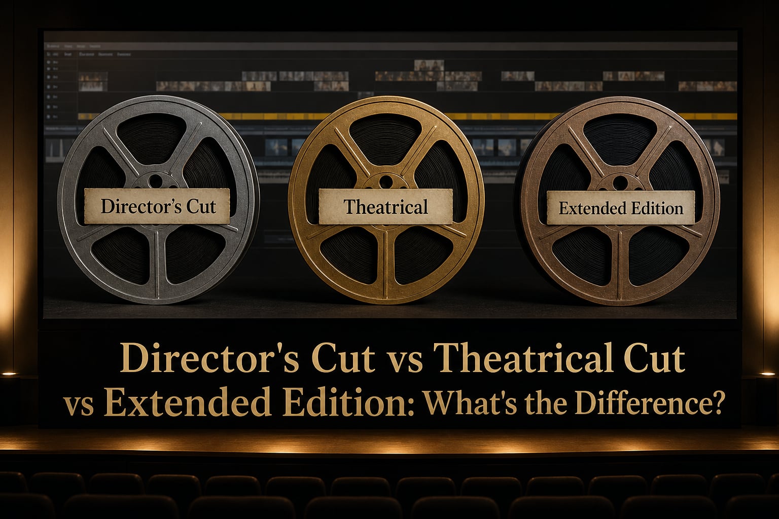 Director's Cut vs Theatrical Cut vs Extended Edition: What's the Difference?