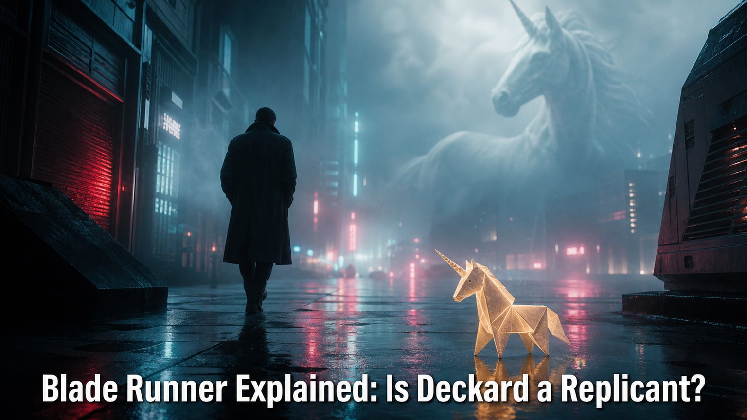 Blade Runner Explained: Is Deckard a Replicant?