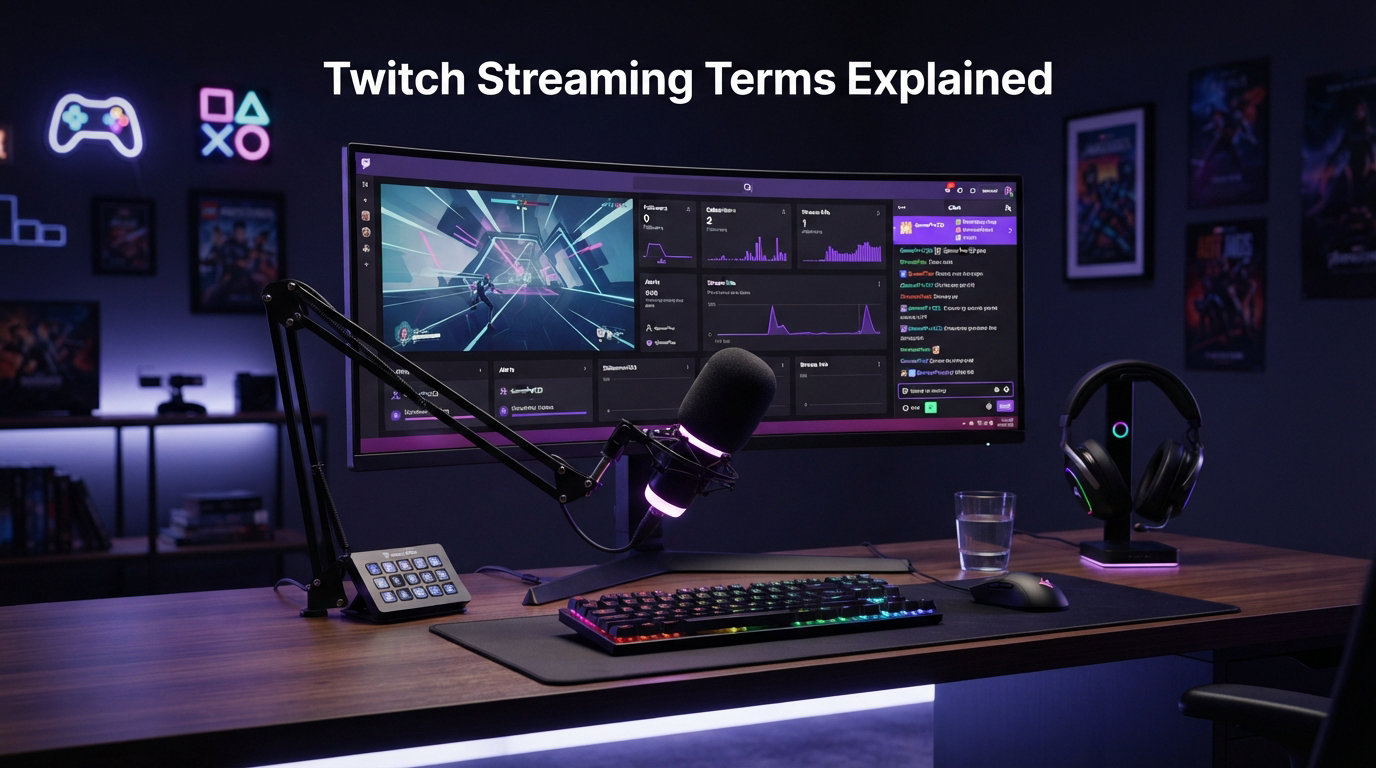 Twitch Streaming Terms Explained