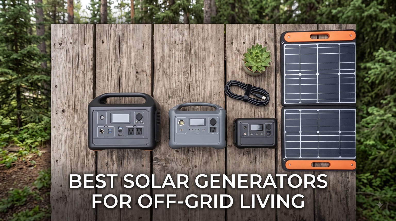 Best Solar Generators for Off-Grid Living