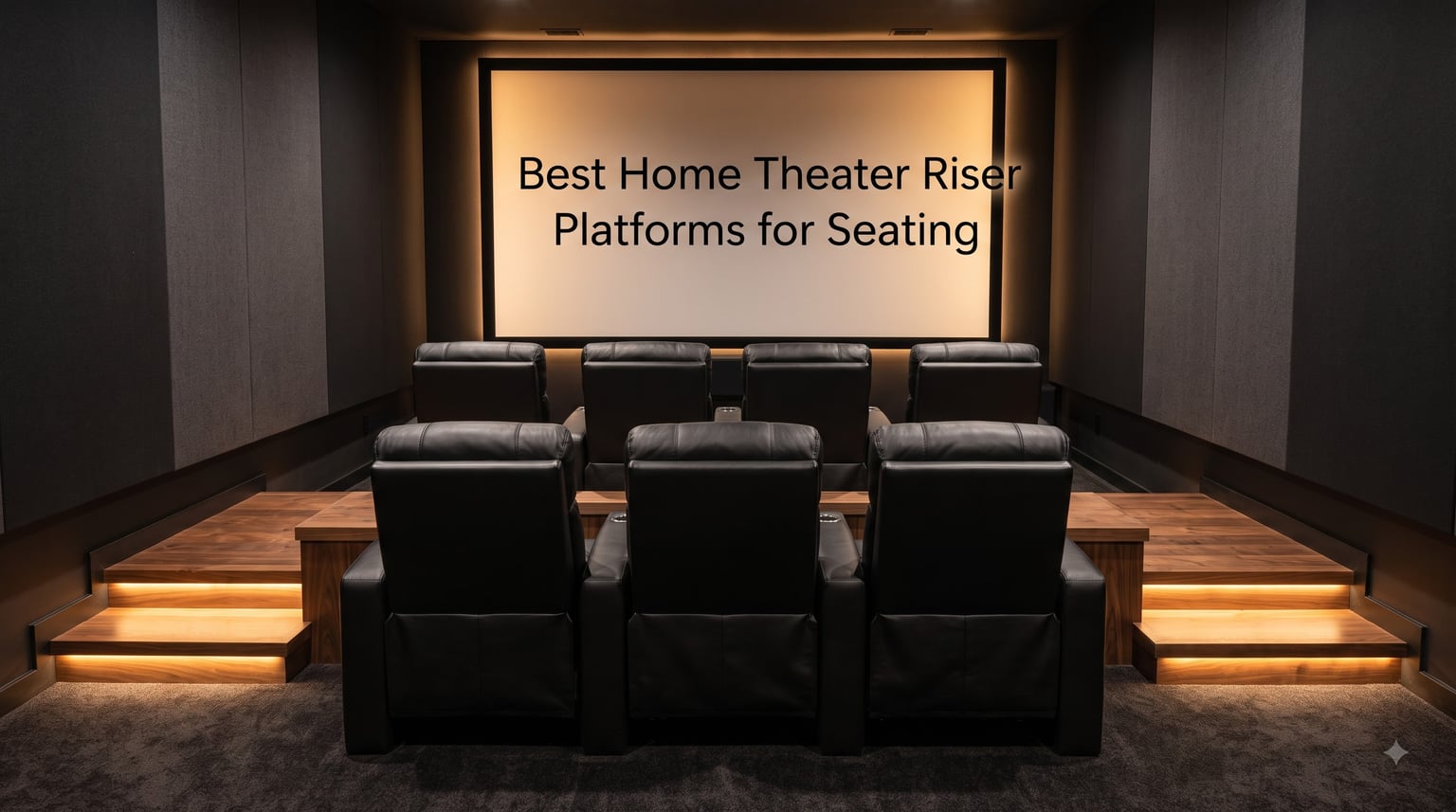 Best Home Theater Riser Platforms for Seating
