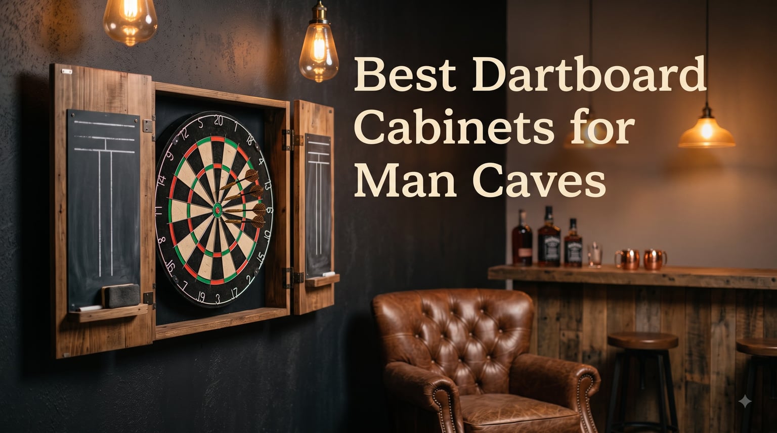 Best Dartboard Cabinets for Man Caves