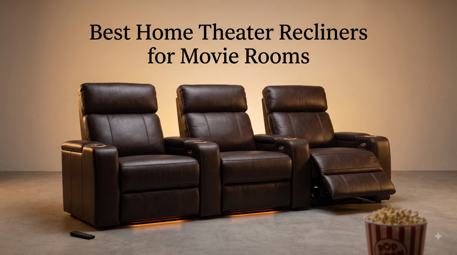Best Home Theater Recliners for Movie Rooms