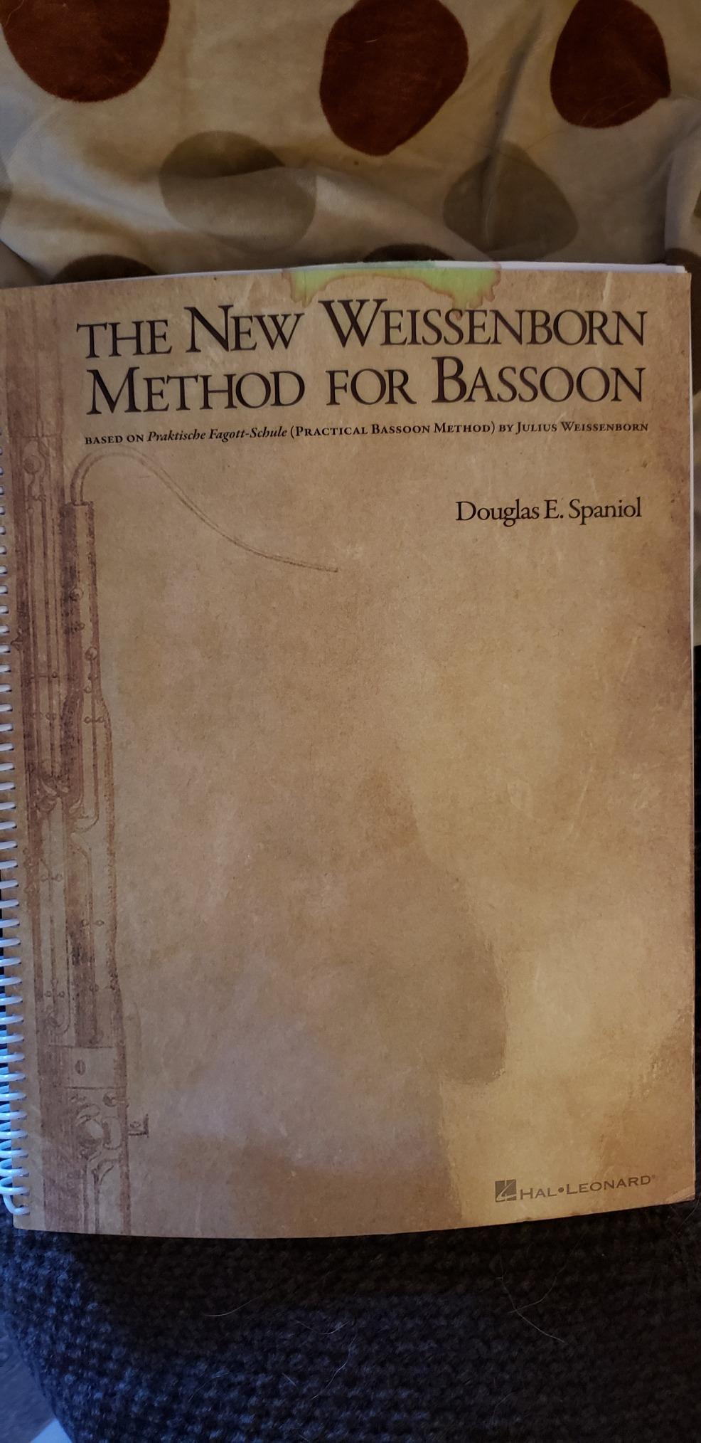 The New Weissenborn Method for Bassoon | Spiral Bound Sheet Music Book for Beginners and Advanced Students | Updated Fingering Charts and Exercises customer photo 1
