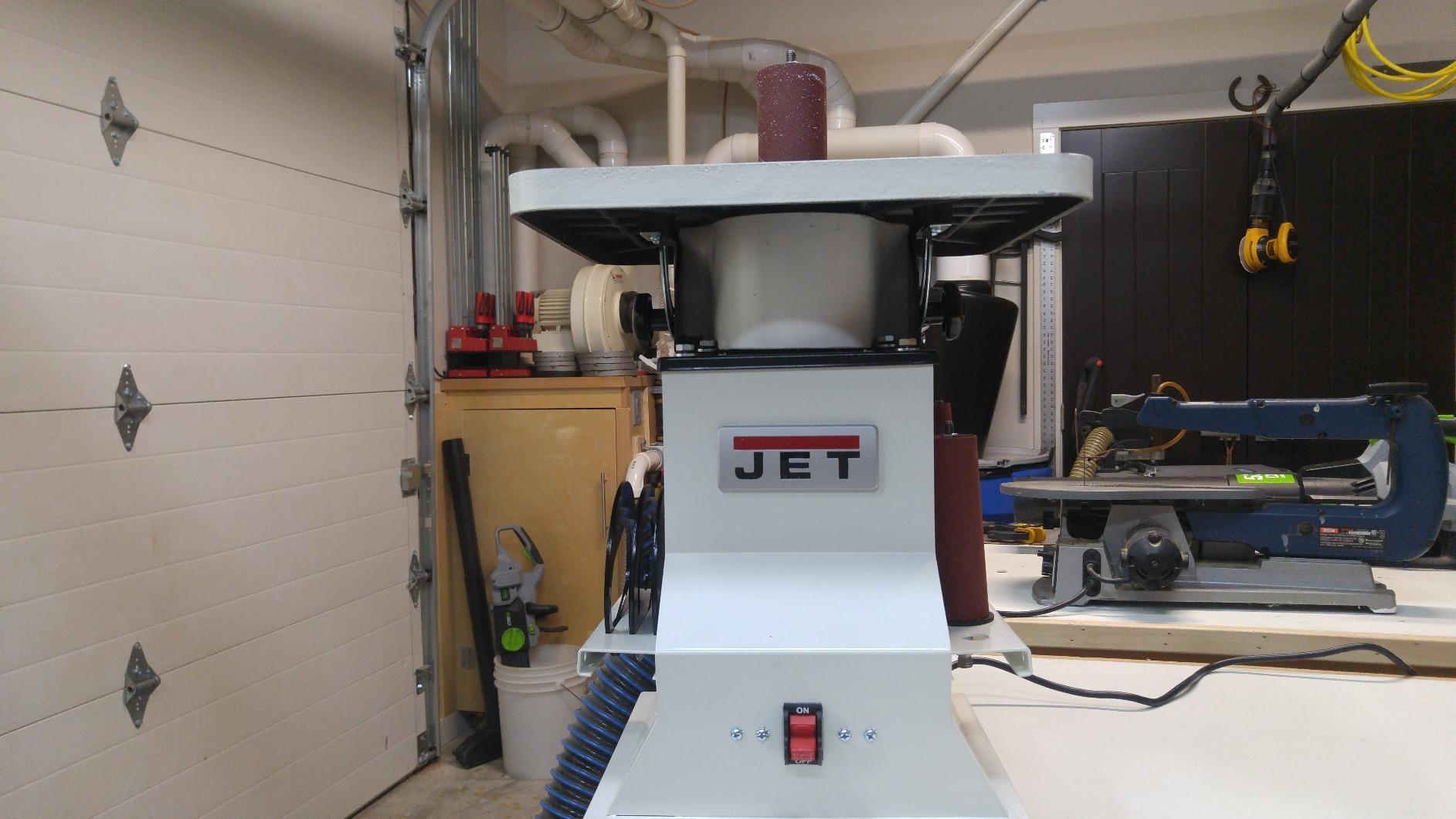 JET Benchtop Oscillating Spindle Sander, 1/2 HP, 115V 1Ph (Model JBOS-5) customer photo 2