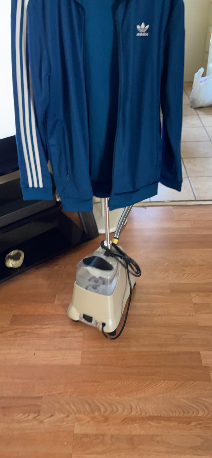 Jiffy Steamer J-2000 Jiffy Garment Steamer with Plastic Steam Head, 120 Volt, Beige customer photo 2
