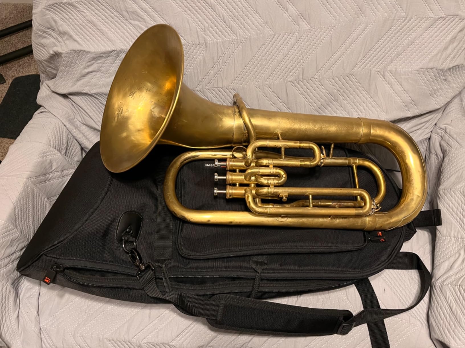 ProTec Bell Forward Euphonium Gig Bag, Gold Series, Model C243 customer photo 1