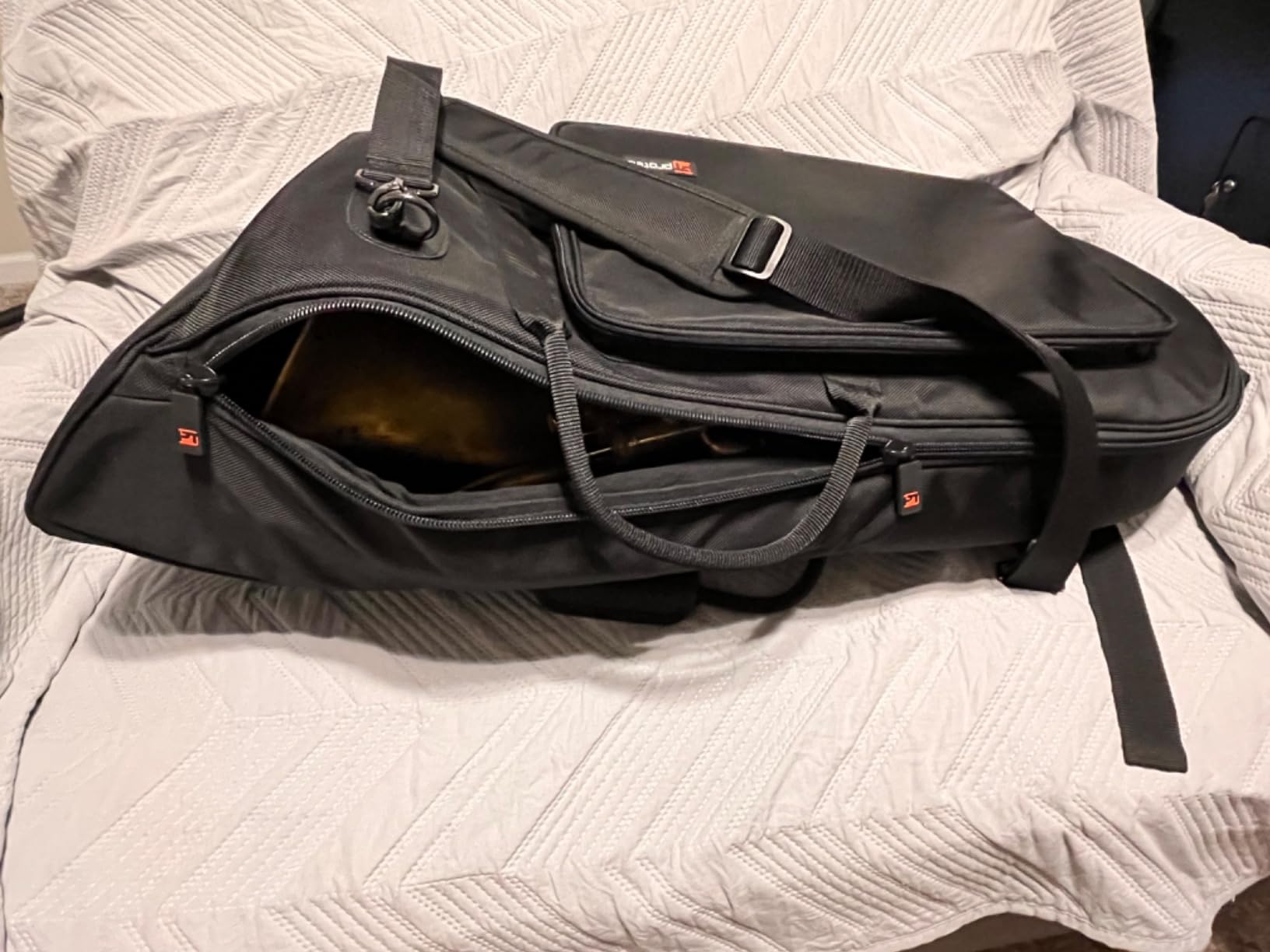 ProTec Bell Forward Euphonium Gig Bag, Gold Series, Model C243 customer photo 2