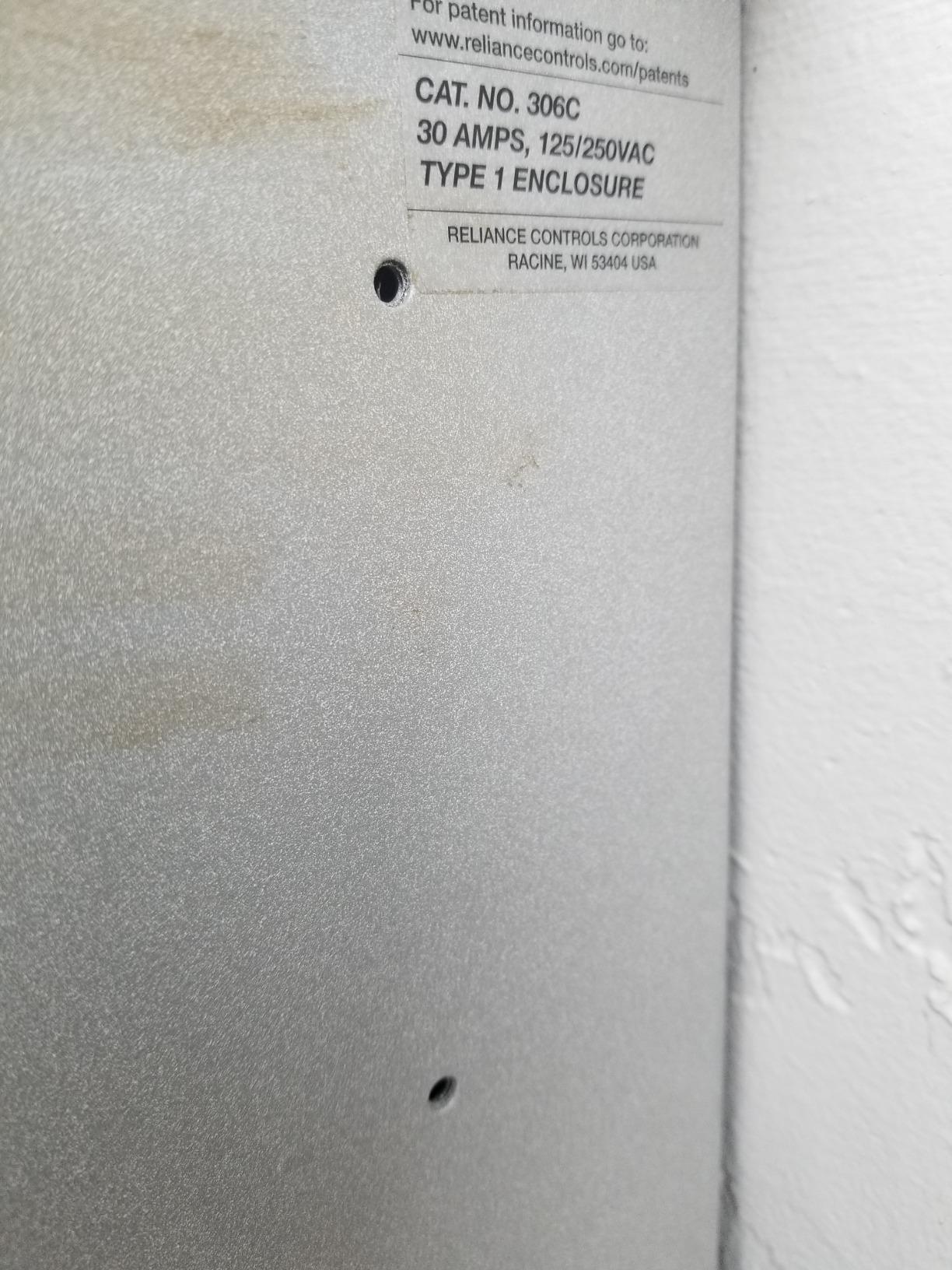 Reliance Controls Corporation 31406CWK 30 Amp 6-Circuit Pro/Tran Transfer Switch Kit for Generators (7500 Watts) customer photo 2