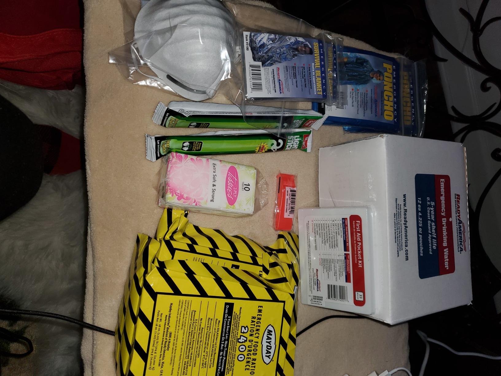 Ready America 70280 72 Hour Emergency Kit, 2-Person, 3-Day Backpack, Includes First Aid Kit, Survival Blanket, Portable Preparedness Go-Bag for Camping, Car, Earthquake, Travel, Hiking, and Hunting, Red customer photo 2